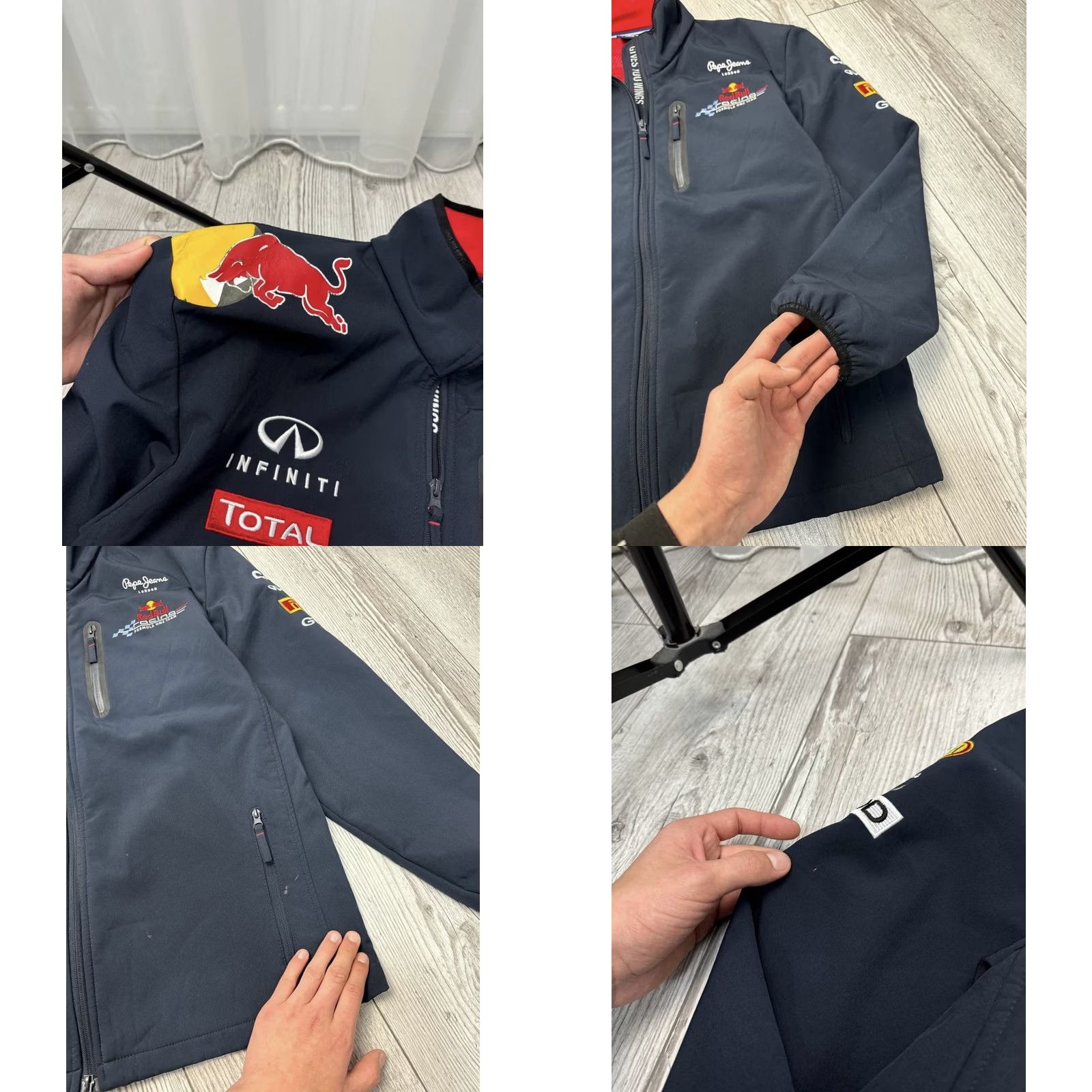 Pepe Jeans Pepe jeans Red Bull Infiniti racing Softshell jacket Size US 39 - 8 Thumbnail
