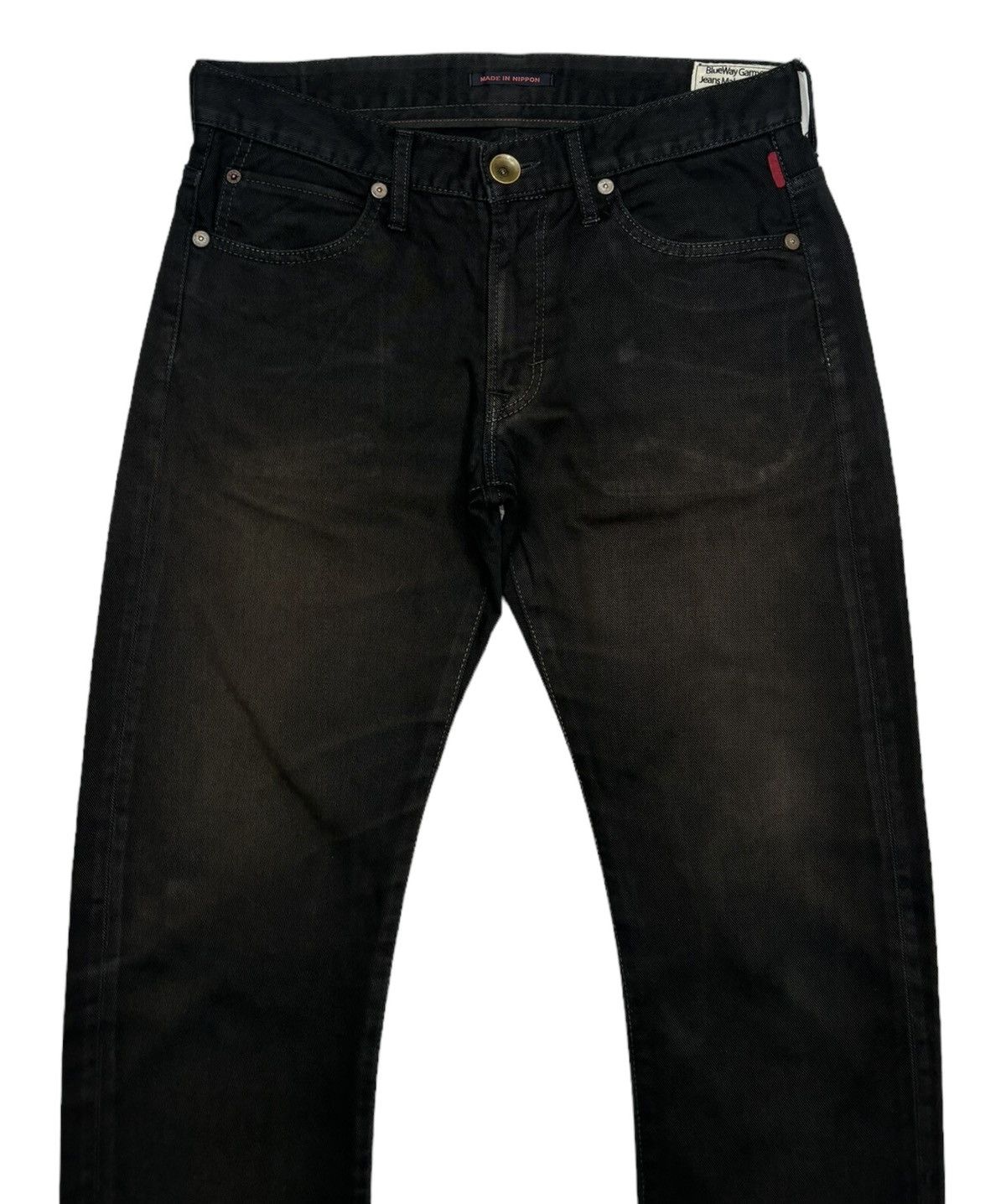Hysteric Glamour BLUE WAY RUSTY FADED BLACK PANTS Size US 32 / EU 48 - 2 Thumbnail