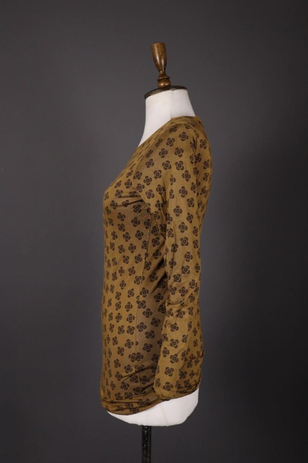 Designer Gudrun Sjoden Floral Long Sleeve Top Shirt Size S Size S / US 4 / IT 40 - 4 Thumbnail