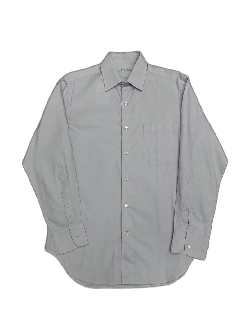 Loro Piana Loro Piana Pink Long Sleeve Shirt Size US M / EU 48-50 / 2 - 1 Thumbnail