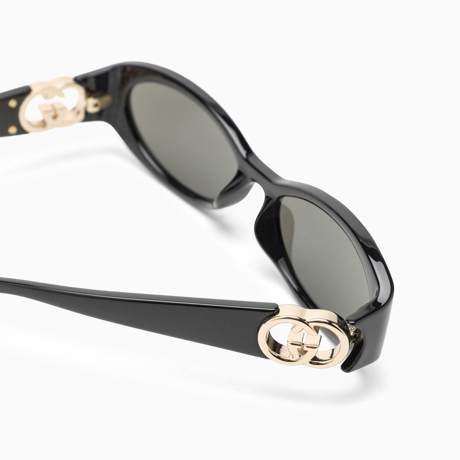 Gucci o1d2blof0824 Size: OS / Oval Sunglasses in Black Size ONE SIZE - 3 Thumbnail