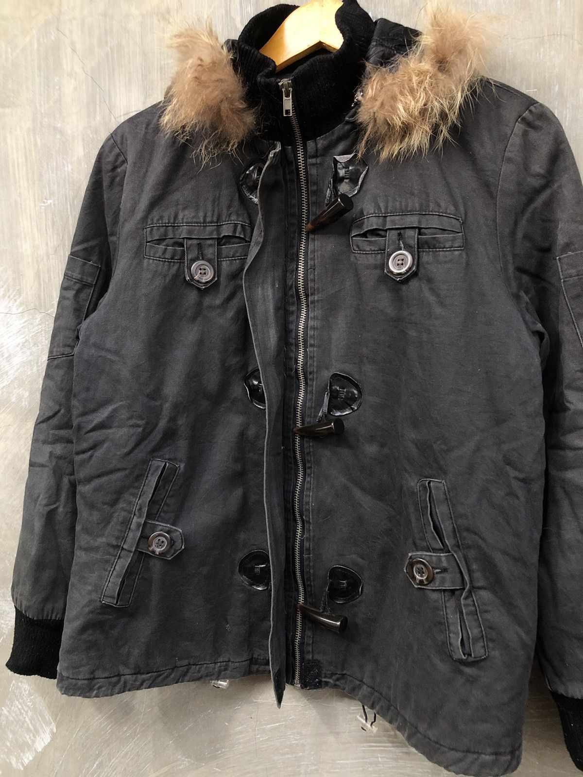 If Six Was Nine × Japanese Brand × Le Grande Bleu (L.G.B.) Unknown Japanese Brand Fur Jacket Size US M / EU 48-50 / 2 - 9 Thumbnail