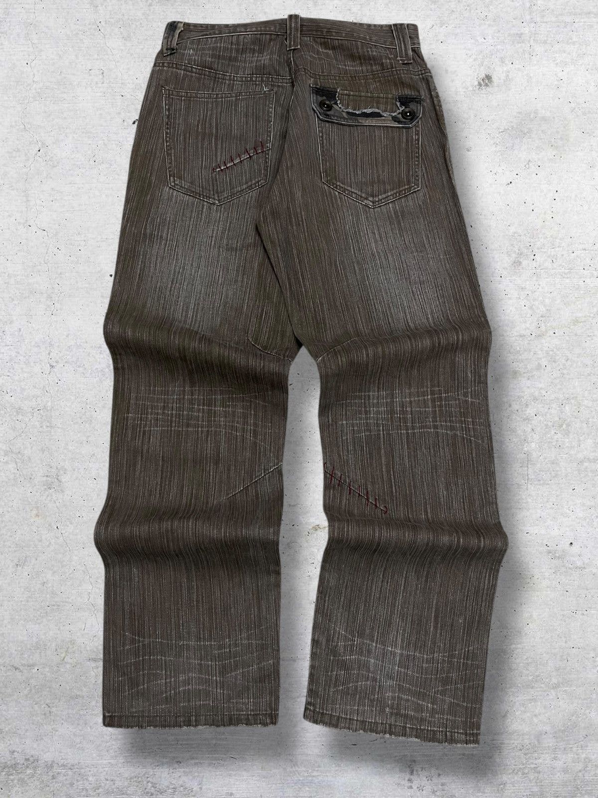 KMRii VINTAGE GUMU INTERNATIONAL OG JAPAN DESIGNER COMBAT DENIM Size US 30 / EU 46 - 10 Thumbnail