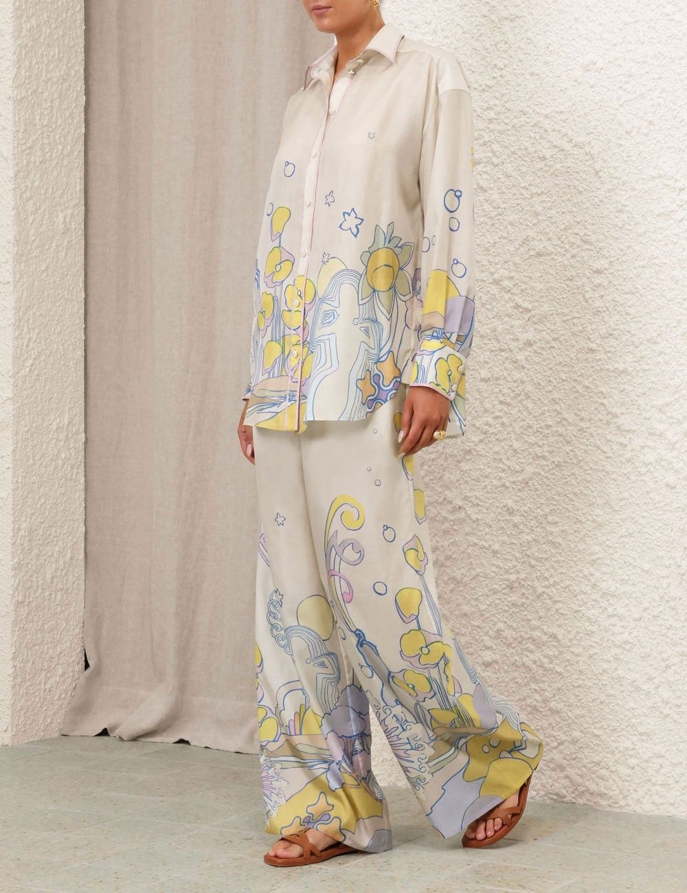 Zimmermann oc11z0525 Pop Relaxed pant in Multicolor Size 26" / US 2 / IT 38 - 3 Thumbnail