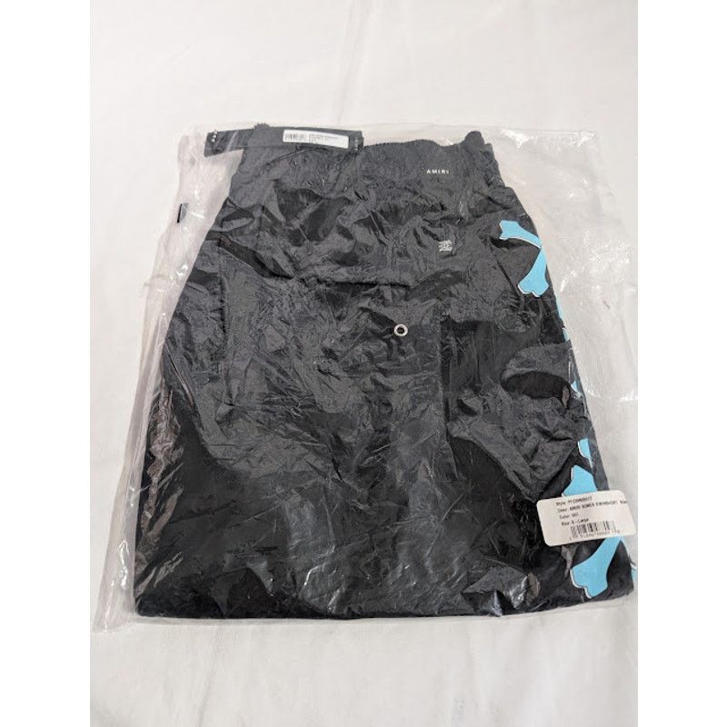 Amiri o1rshd1 Bones Swimshort in Black XL Size US 36 / EU 52 - 17 Thumbnail