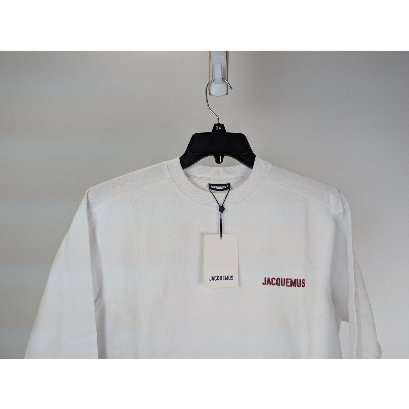 Jacquemus o1rshd1 LE T-Shirt Pavane ML / Jelly Print Shirt in White Size US XS / EU 42 / 0 - 4 Thumbnail