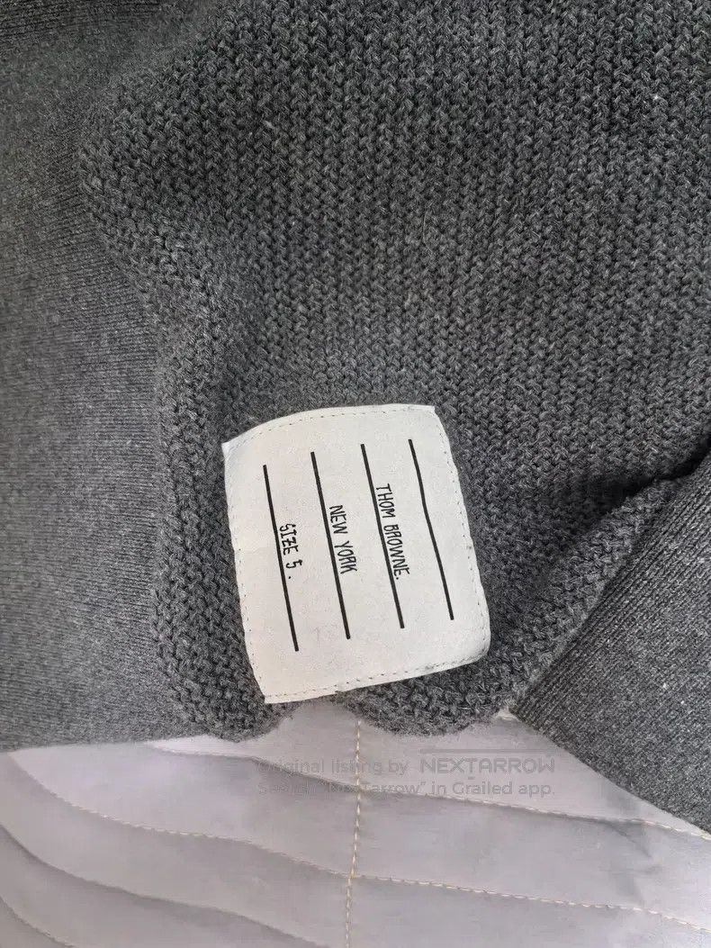 Thom Browne Thom Browne Waffle round-neck crewneck long-sleeved sweate Size US XXL / EU 58 / 5 - 2 Thumbnail