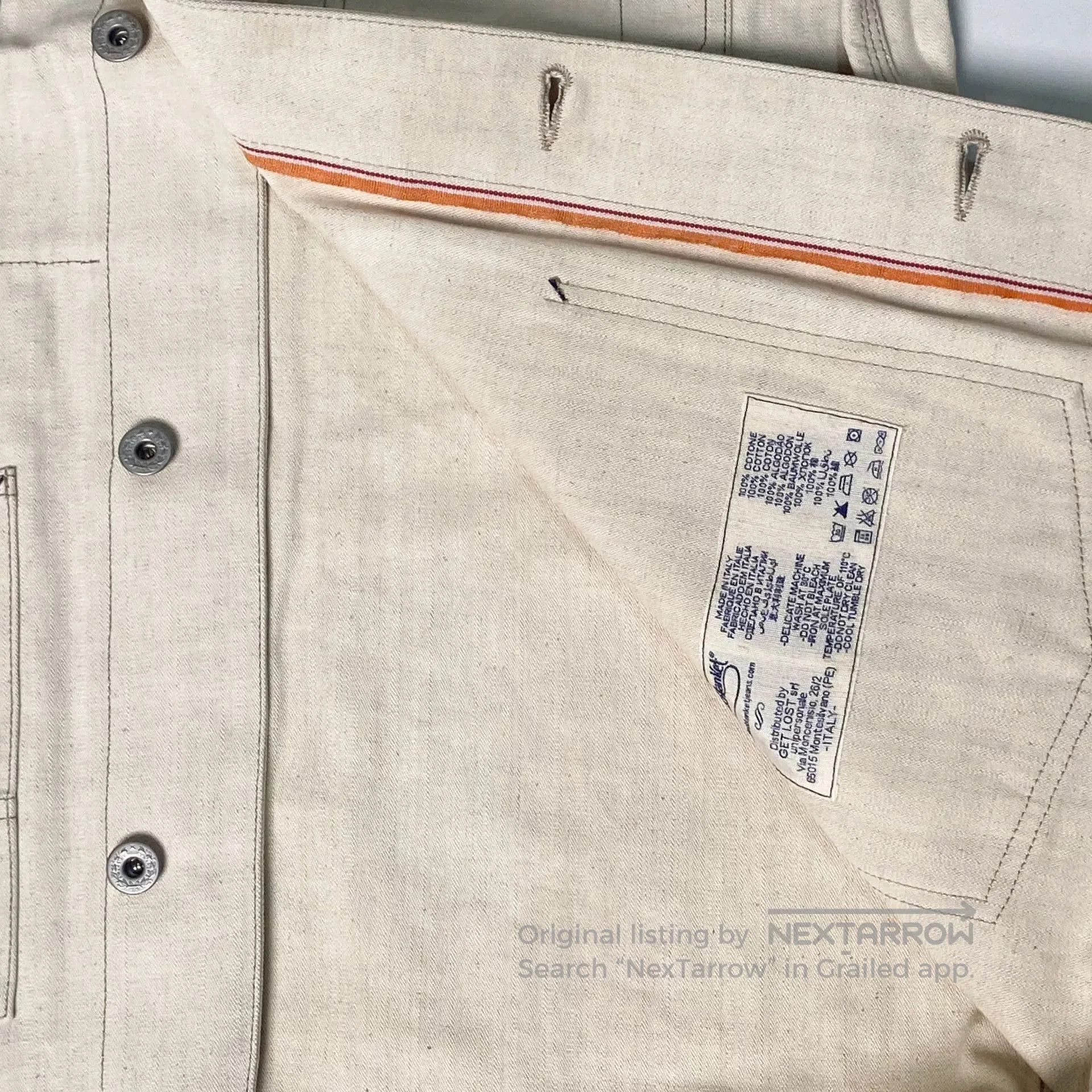 Blue Blanket Blue Blanket White Selvedge Denim Coverall. Size US XL / EU 56 / 4 - 7 Thumbnail