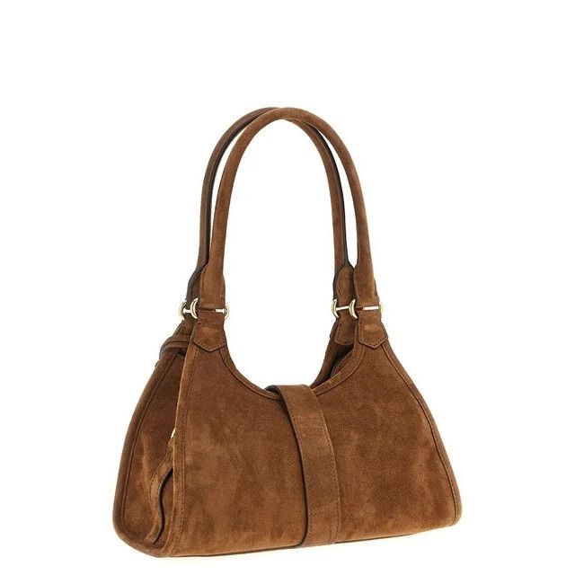 Prada PRADA Cocoa Brown Suede Top Handle Bag New & Authentic Size ONE SIZE - 2 Thumbnail