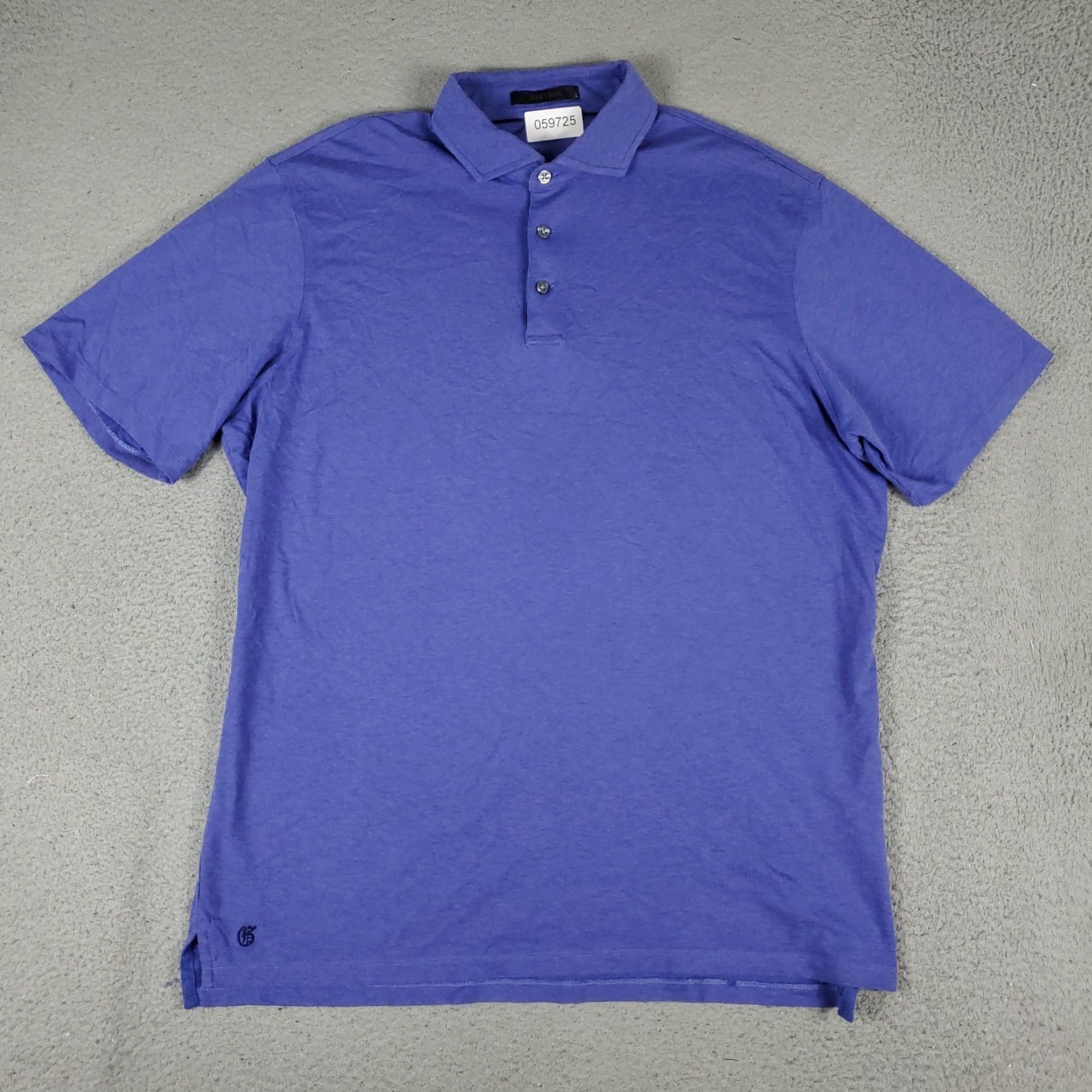 Greyson Polo Shirt Mens Size Large Blue Golf Casual Short Sleeve Shirt