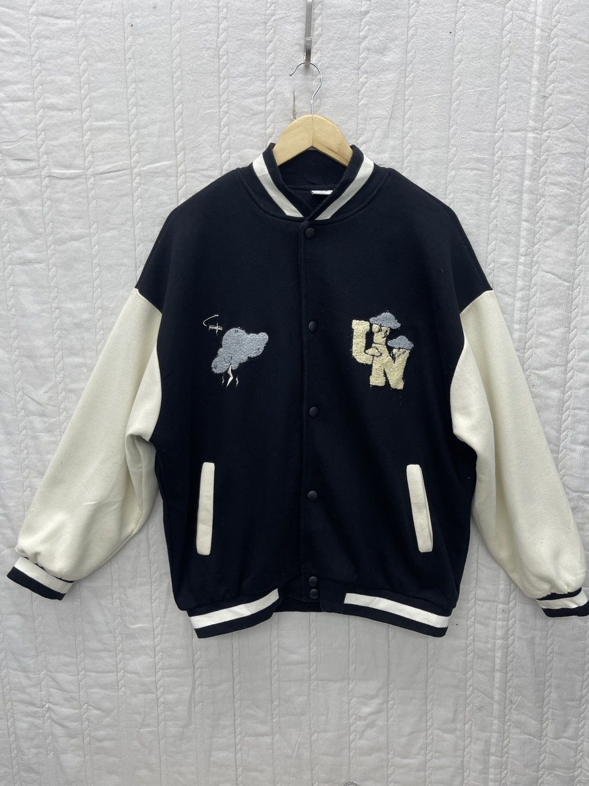 Japanese Brand STEALS💥HOOK UNOFFCALL VARSITY JACKET Size US L / EU 52-54 / 3 - 4 Thumbnail