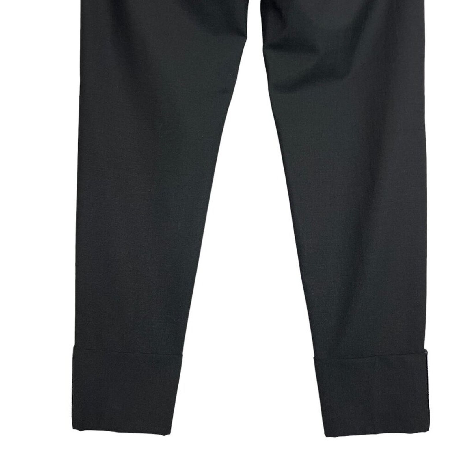 Brunello Cucinelli Brunello Cucinelli Wool Monili Wide Pant Black Size 6 Size 28" / US 6 / IT 42 - 11 Thumbnail