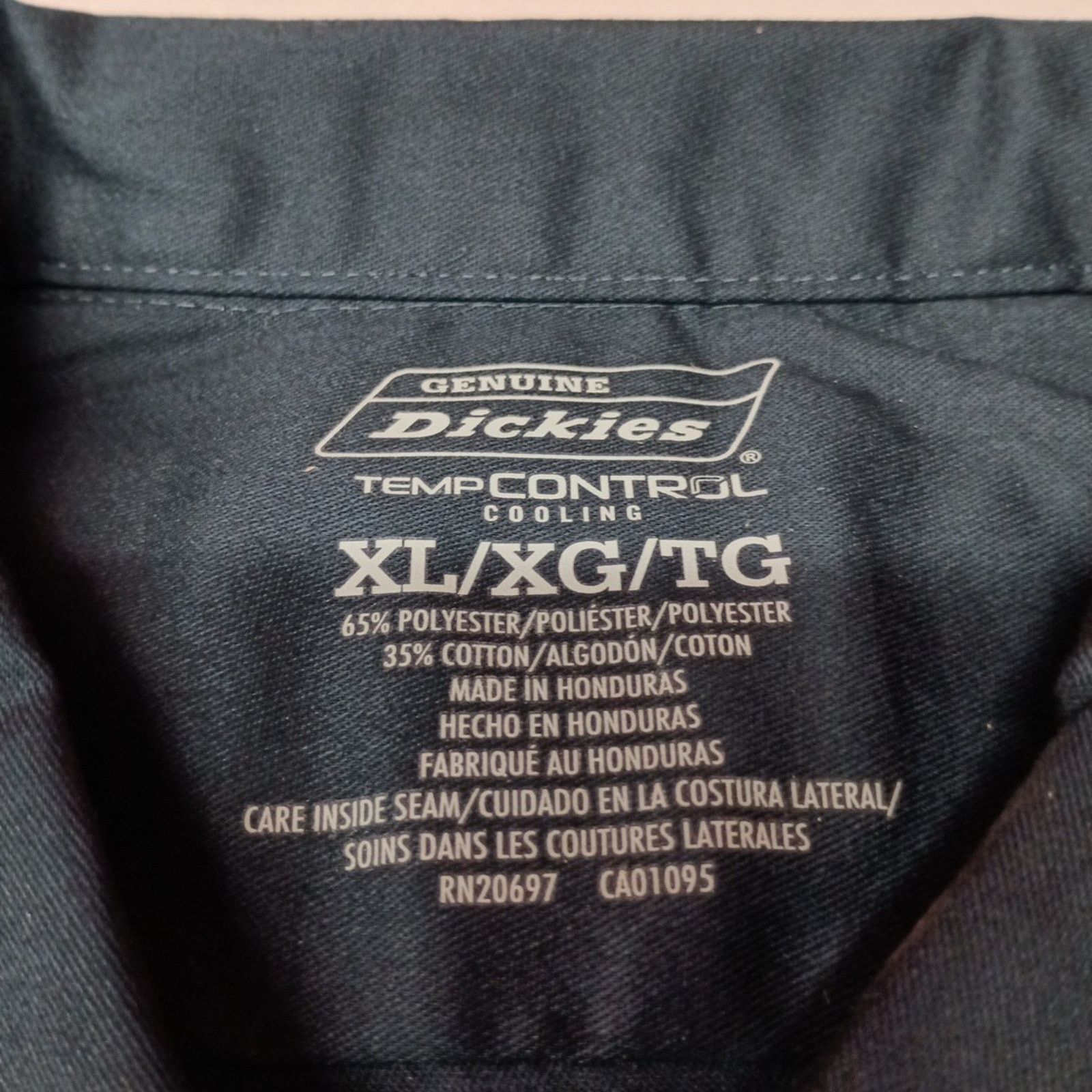 Dickies Dickies Essential Work Shirt Men's Size XL Blue Temp Control Size US XL / EU 56 / 4 - 3 Thumbnail