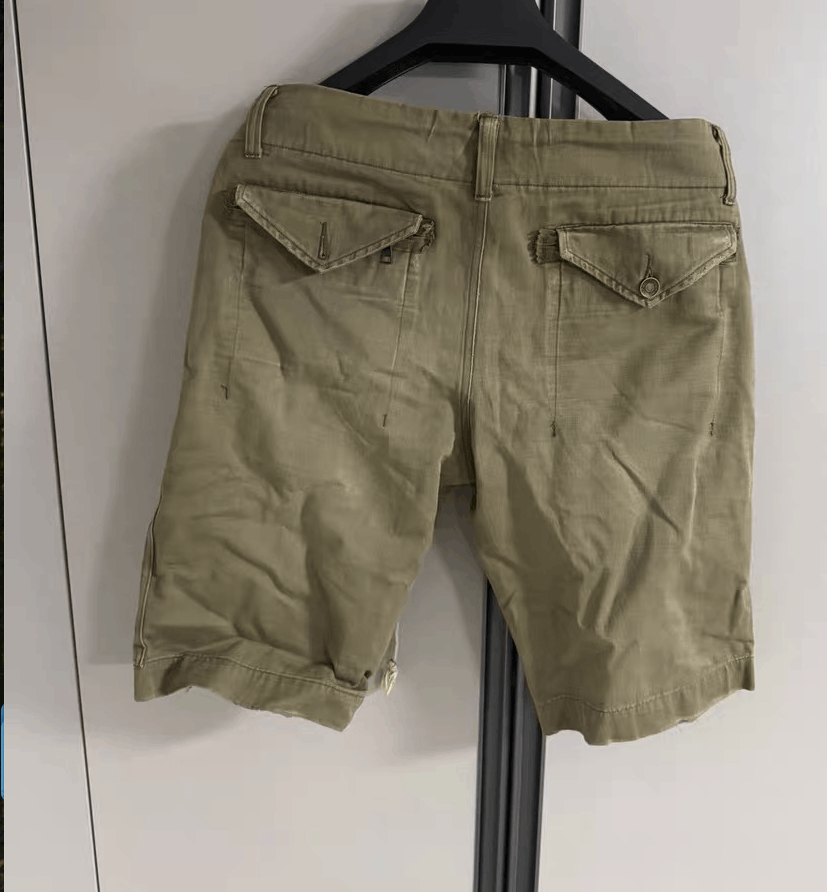 Dolce & Gabbana Dolce&Gabbana Grey Cargo Shorts, Size US 33 - 3 Thumbnail
