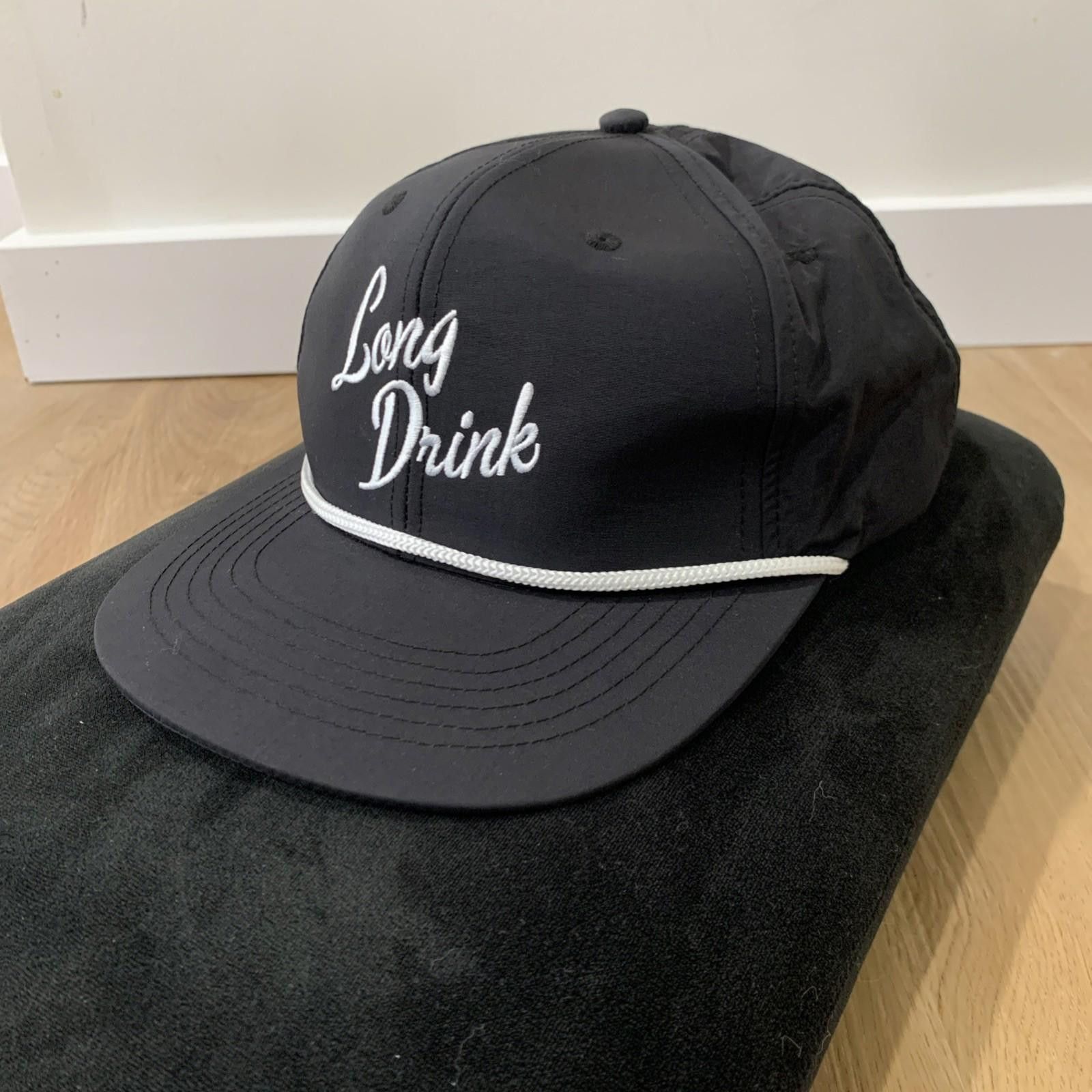 Imperial New Long Drink Logo Rope Hat Snapback Adjustable Cap NWOT Size ONE SIZE - 7 Thumbnail