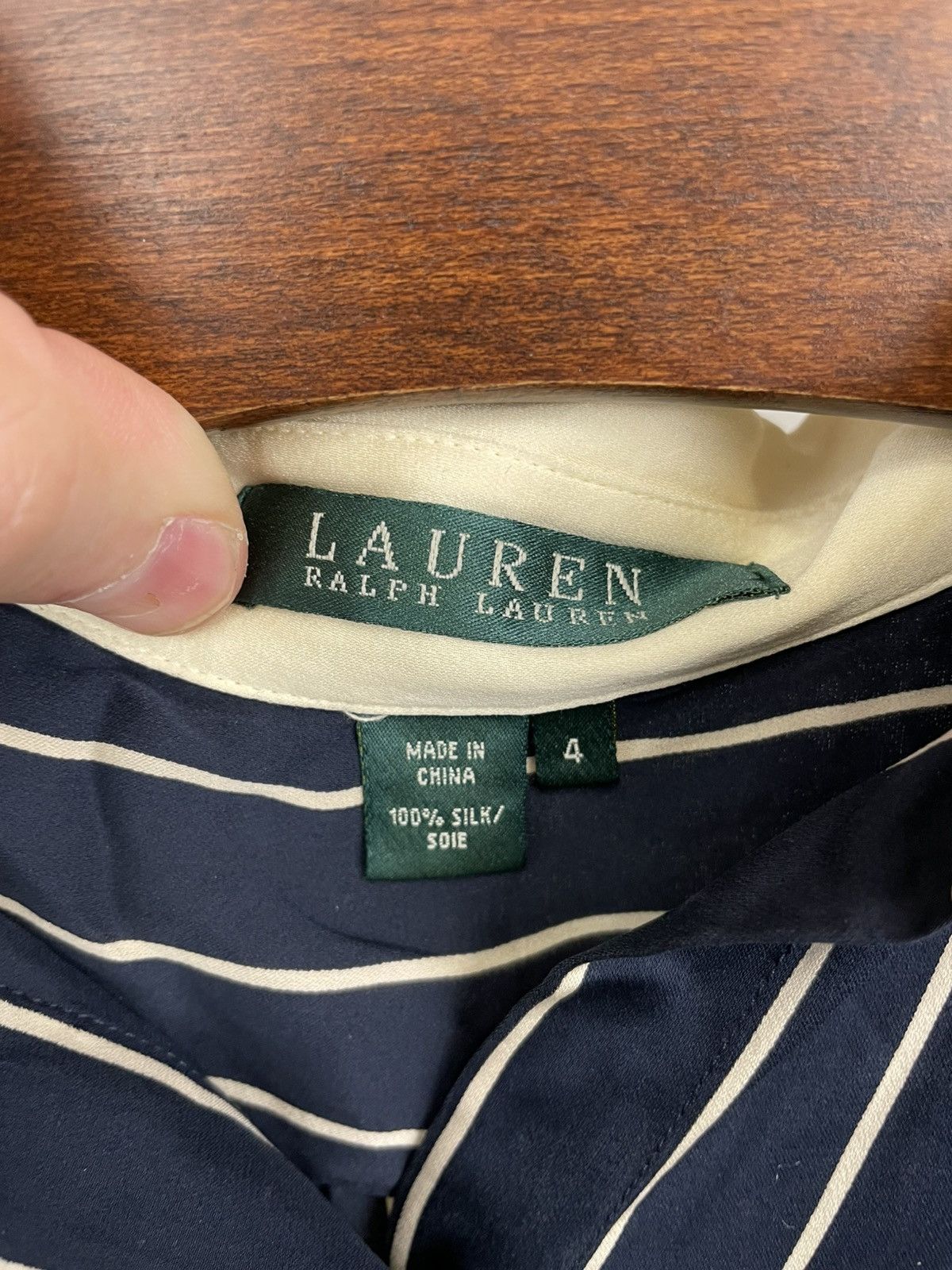 Ralph Lauren Lauren ralph lauren silk blouse size 4 Size XS / US 0-2 / IT 36-38 - 7 Thumbnail