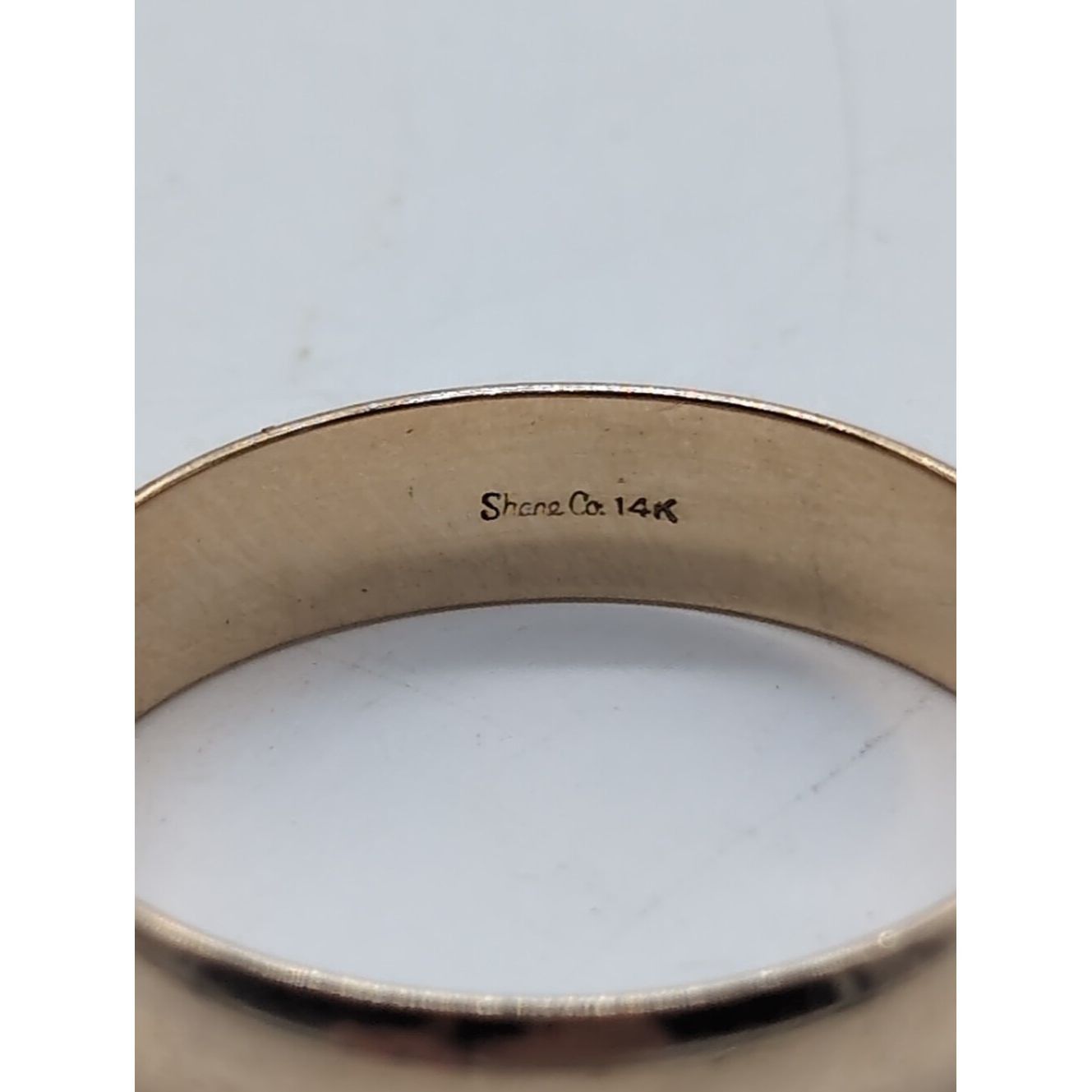 Other Shane Co 14k Yellow Gold Mens 5mm Wedding Ring Band Sz13.75 Size ONE SIZE - 6 Thumbnail