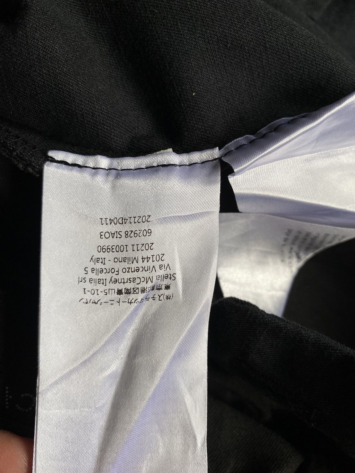 Stella McCartney STELLA/MCCARTNEY Black Cargo Pants with Zipper Pockets Size 29" - 9 Thumbnail