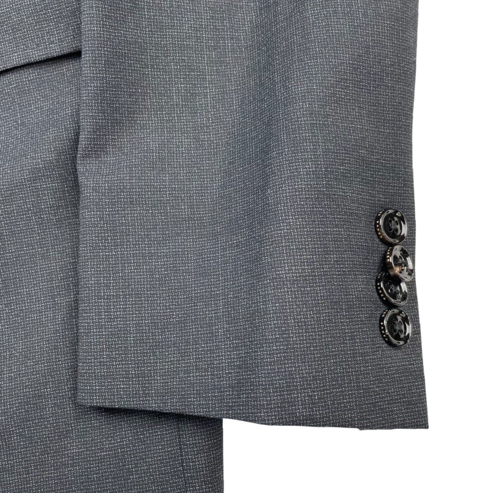 Ted Baker Ted Baker Endurance 100% Wool 2-Button Blazer Gray 42R US Men's Size 42R - 4 Thumbnail