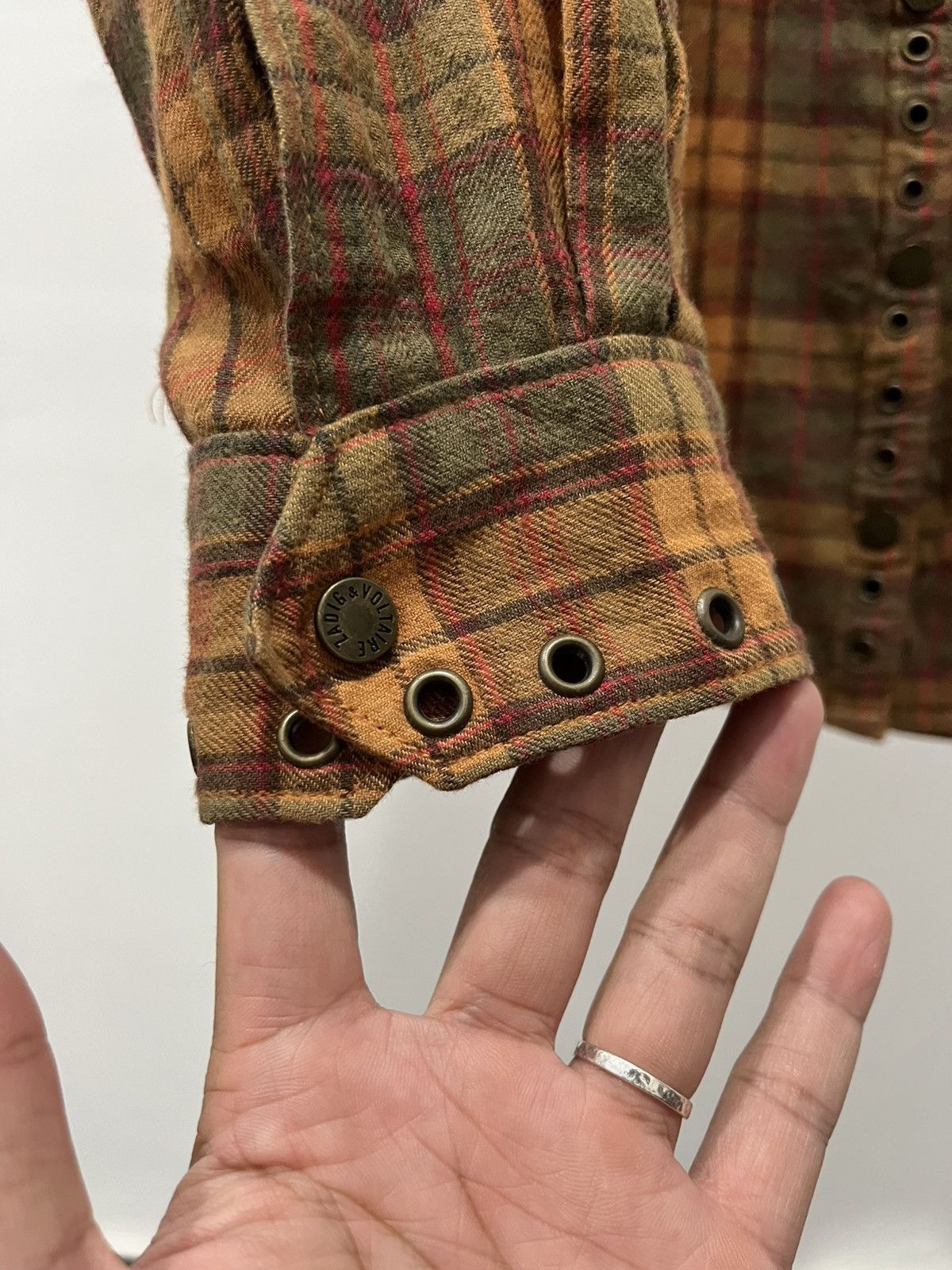 Zadig & Voltaire ZADIG & VOLTAIRE STUDDED FLANNEL Size US M / EU 48-50 / 2 - 5 Thumbnail