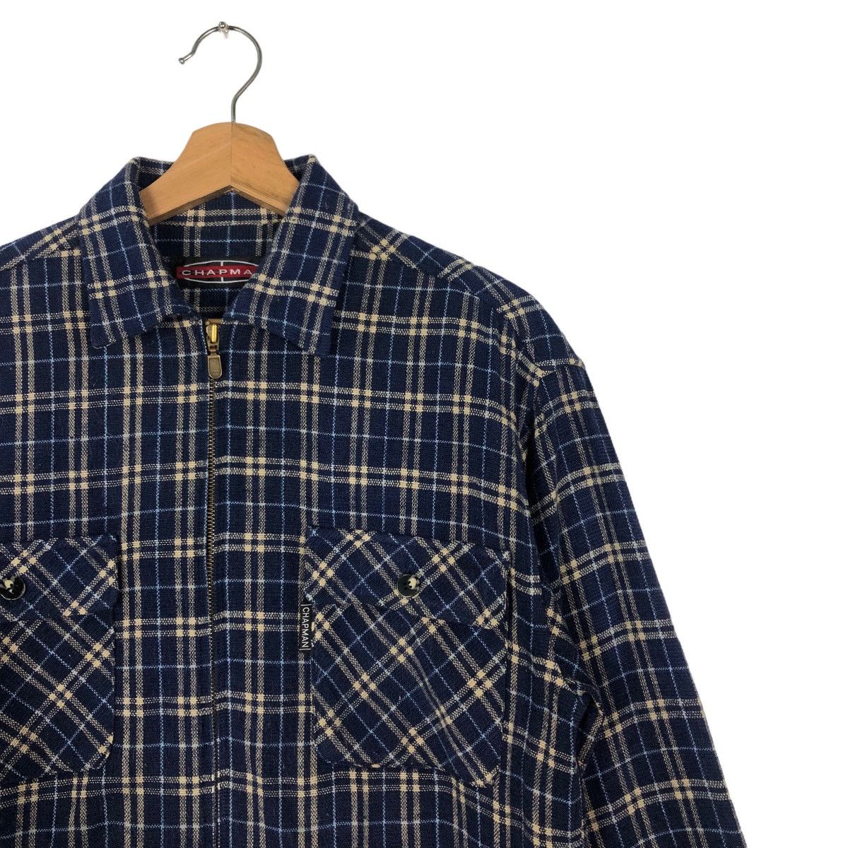 Japanese Brand 🔥90’s Vintage Flannel Jacket Checked Tartan Chapman Japan Size US M / EU 48-50 / 2 - 5 Thumbnail