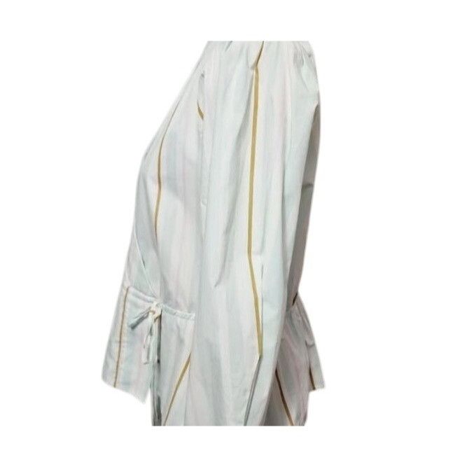 Other Women's Medium stripped Long Sleeve Wrap Top - a New Day MIn Size L / US 10 / IT 46 - 7 Thumbnail