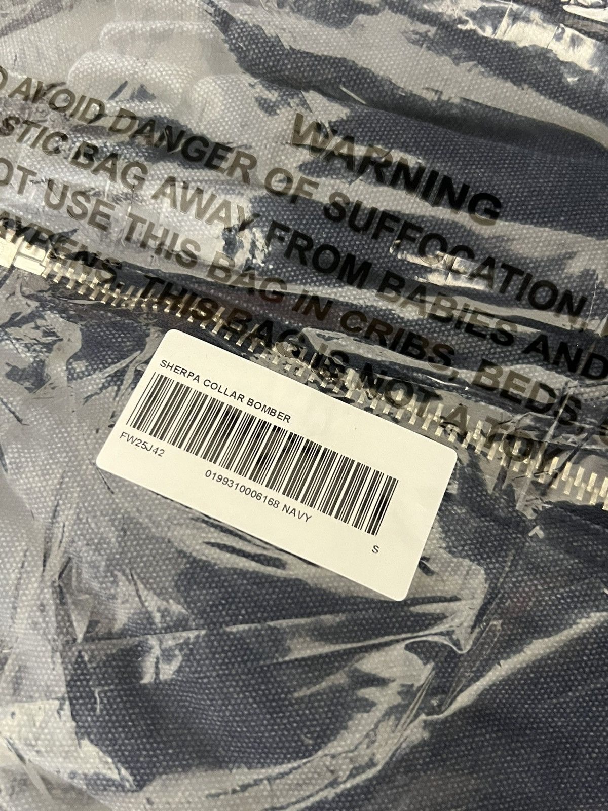 Supreme Supreme FW25 Faux Shearling Lined Zip Bomber Jacket Blue S Size US S / EU 44-46 / 1 - 4 Thumbnail