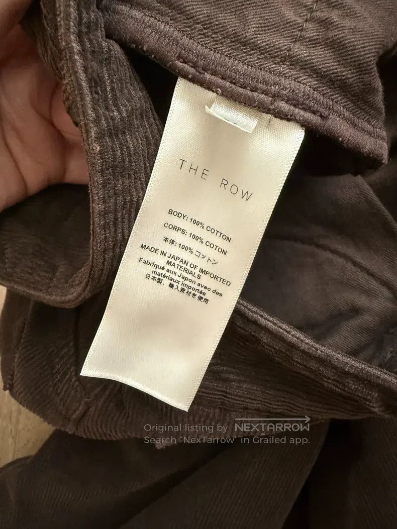 The Row size24 Corduroy Straight Leg Pants