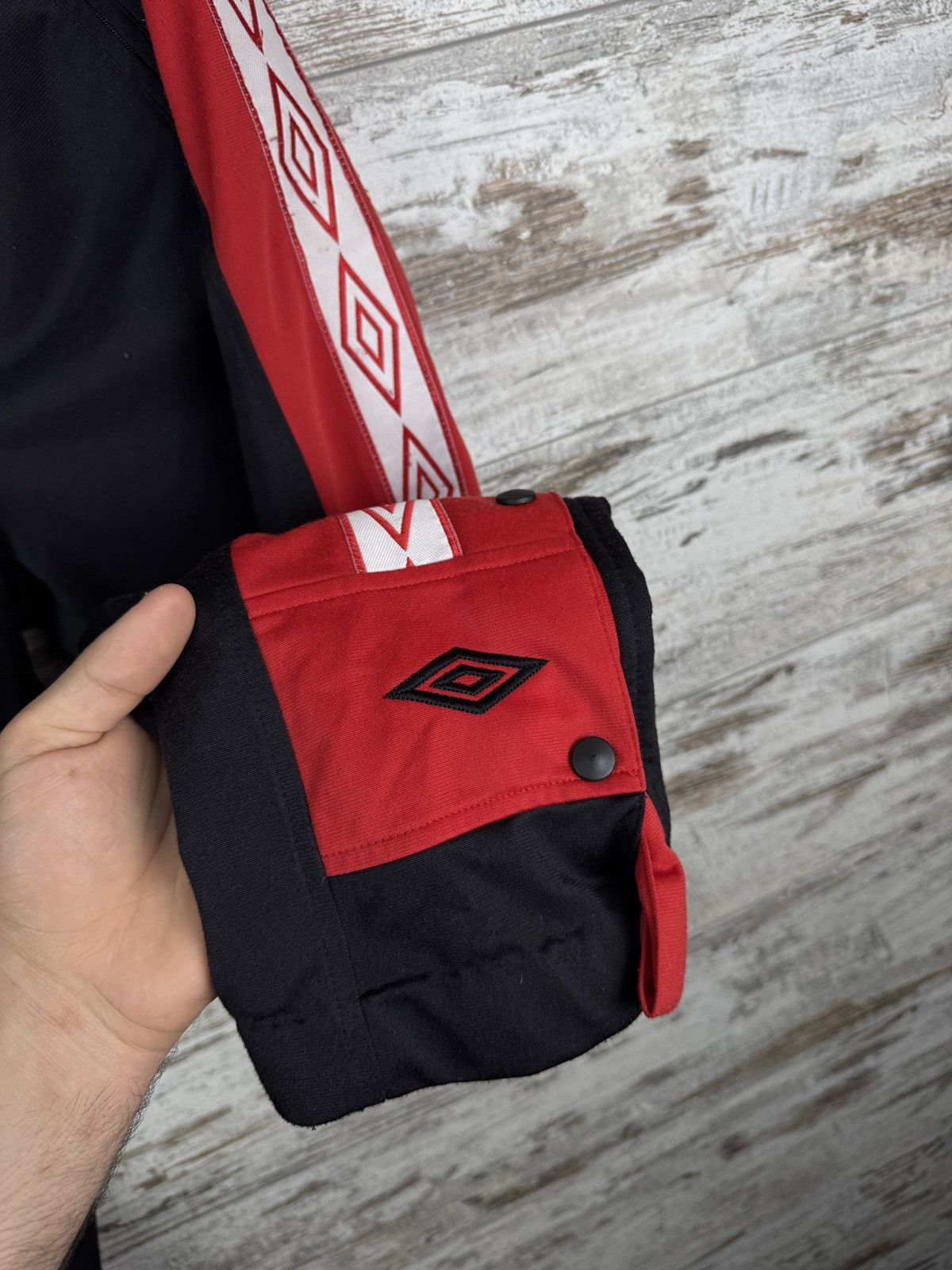 Umbro × Vintage Vintage Umbro Manchester United FC SHARP sport suits jacket Size US XS / EU 42 / 0 - 21 Thumbnail