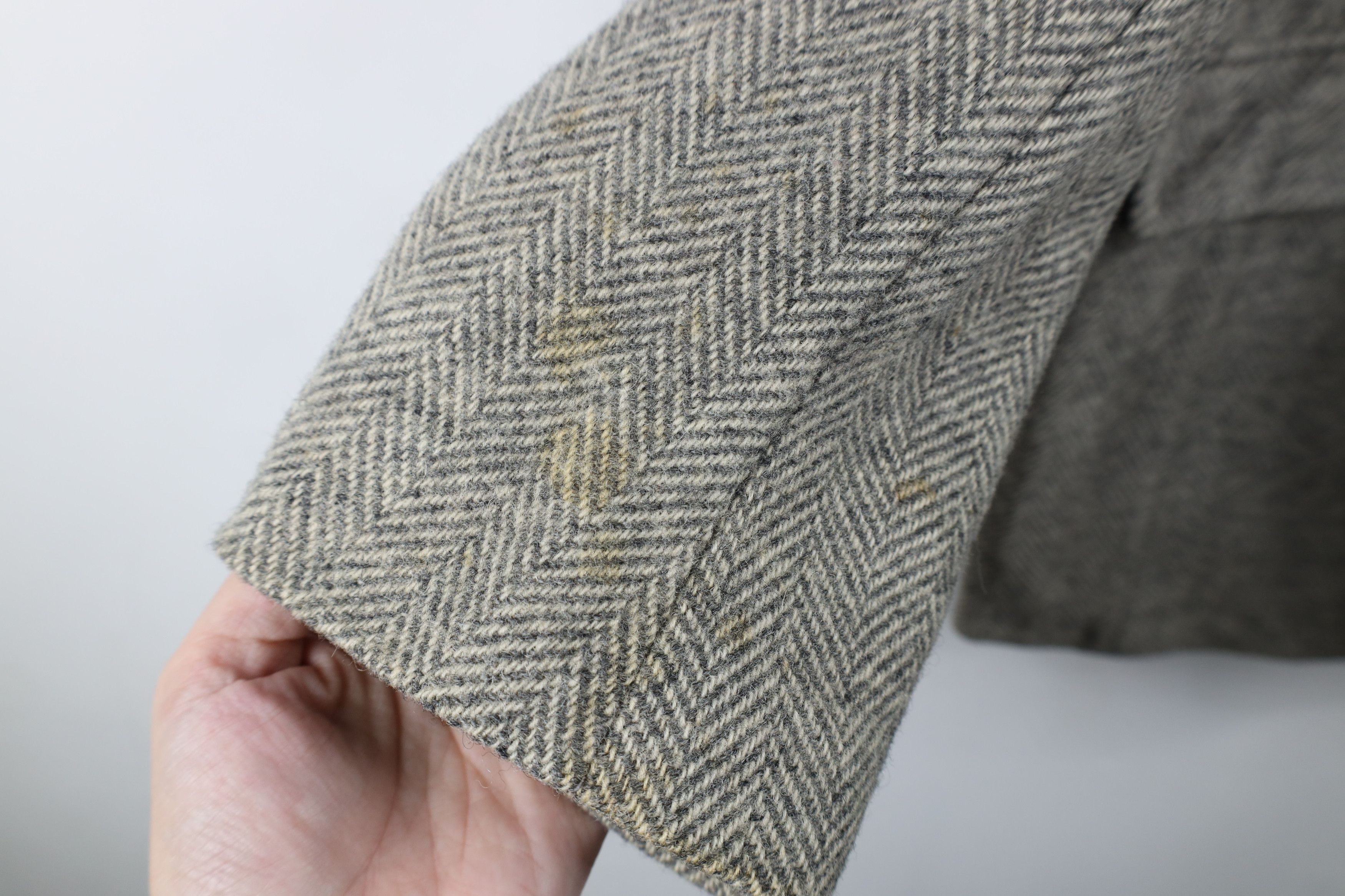 Vintage Vintage 90s Streetwear Herringbone Suit Coat Blazer Jacket Size US L / EU 52-54 / 3 - 7 Thumbnail