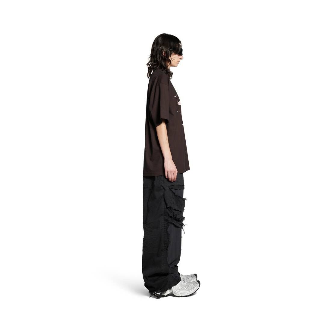 Balenciaga o1w1db10226 How Do You Feel? T-Shirt Medium Fit In Black Size S / US 4 / IT 40 - 3 Thumbnail