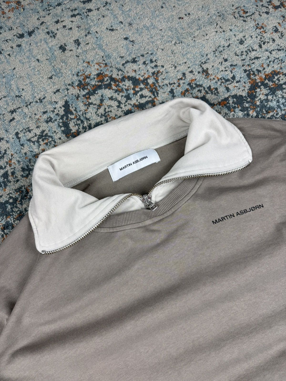 Martin Asbjorn Martin Asbjorn uktra boxy baggy mockneck sweatshirt Size US XL / EU 56 / 4 - 6 Thumbnail