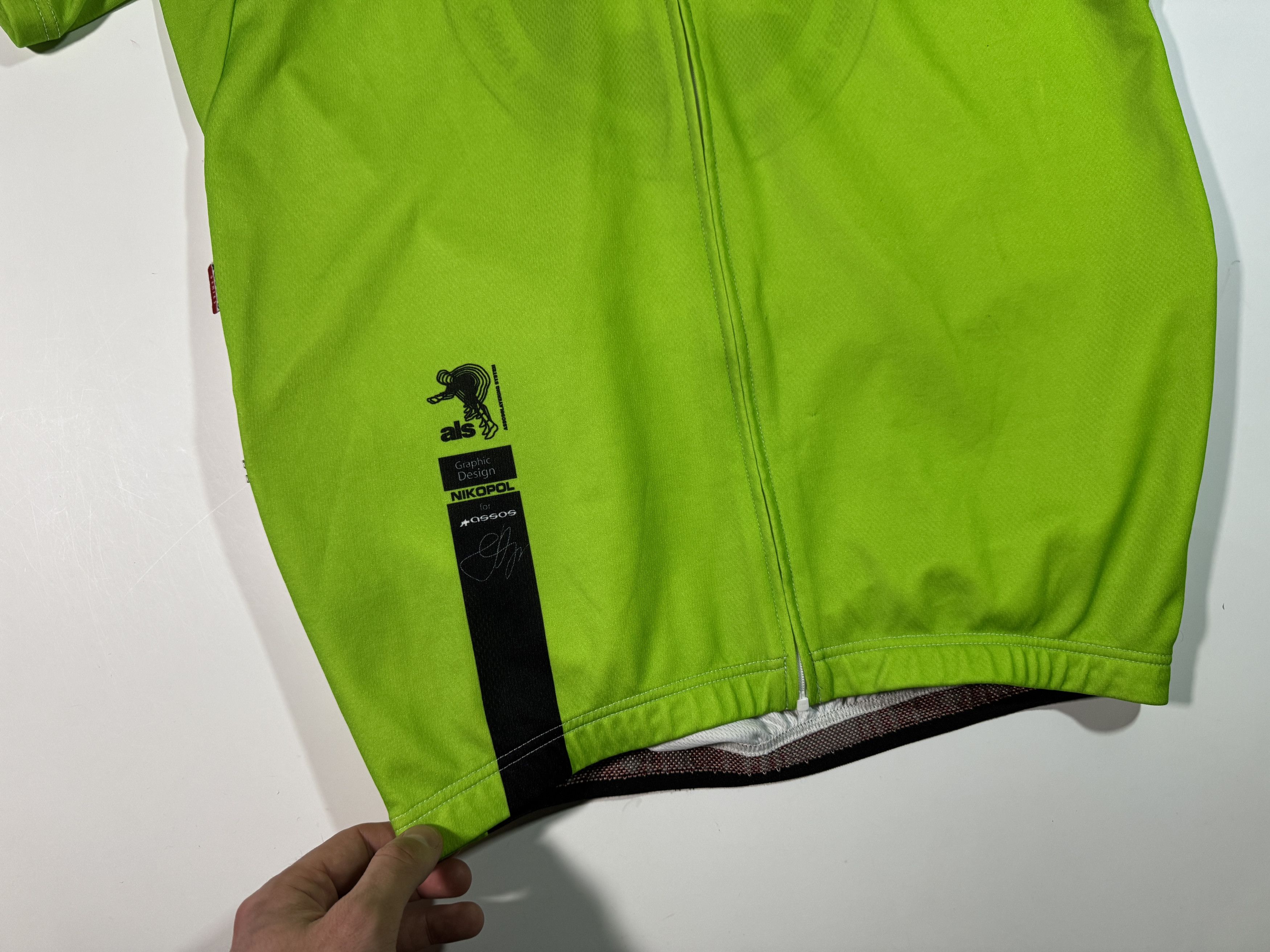 Bicycle Assos Equipe Cycling Jersey Bicycle Full Zip Green XL Size US XL / EU 56 / 4 - 4 Thumbnail