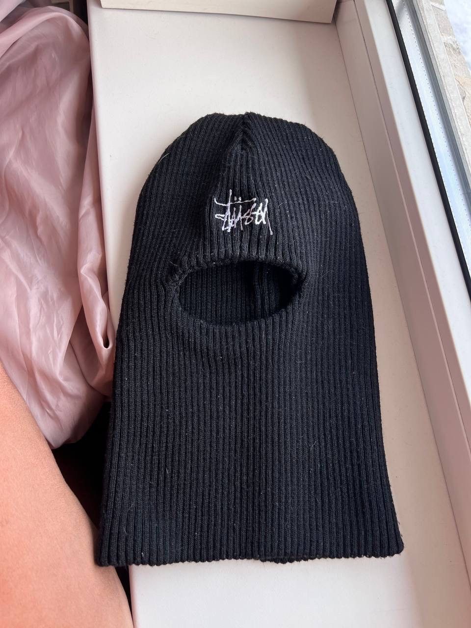 Stussy Stussy Vintage 90s Balaclava Hat Ribbed Black Skateboarding Size ONE SIZE - 1 Thumbnail