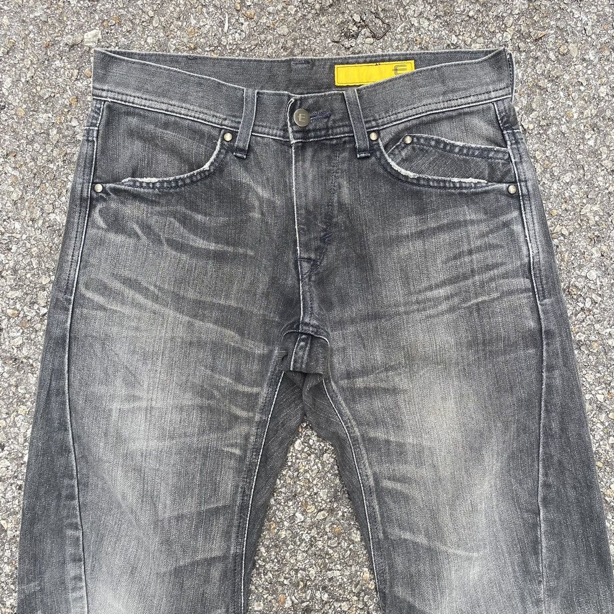 Japanese Brand Edwin E Function Engineered Denim Curved Leg Faded Jeans Size US 29 - 3 Thumbnail