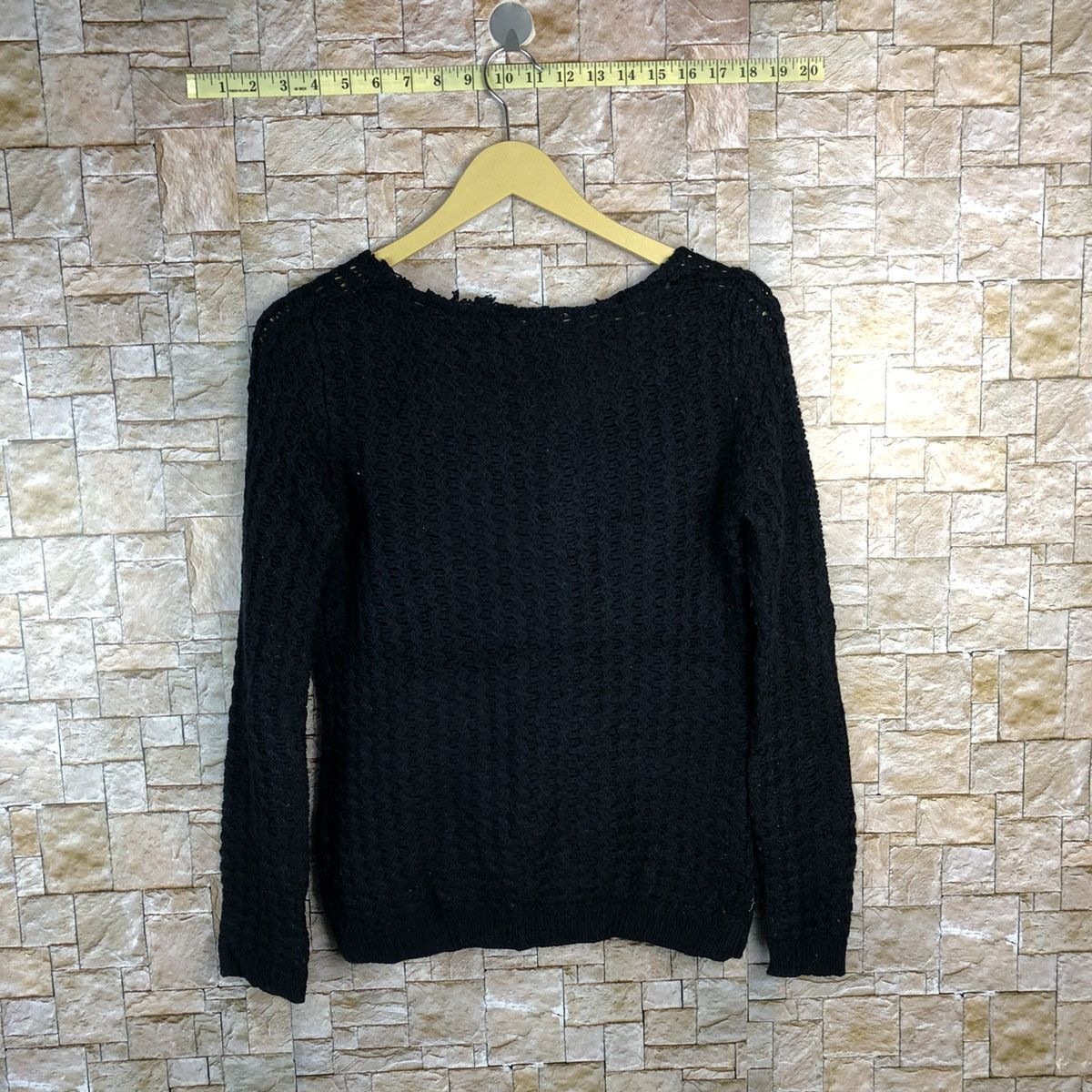 Banana Republic × Homespun Knitwear Banana Republic Black Knitwear #A671 Size XS / US 0-2 / IT 36-38 - 14 Thumbnail