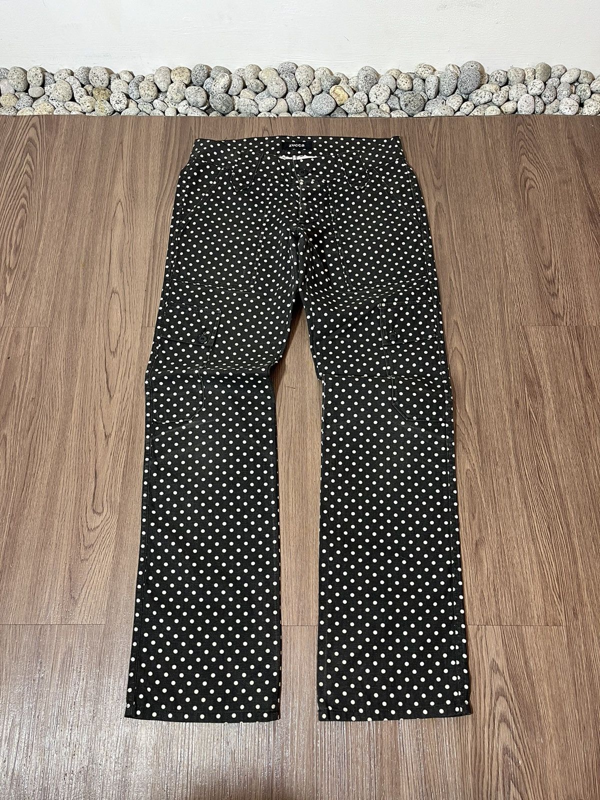 Zucca Zucca by Issey Miyake Polkadot Cargo Pants Size US 31 - 6 Thumbnail