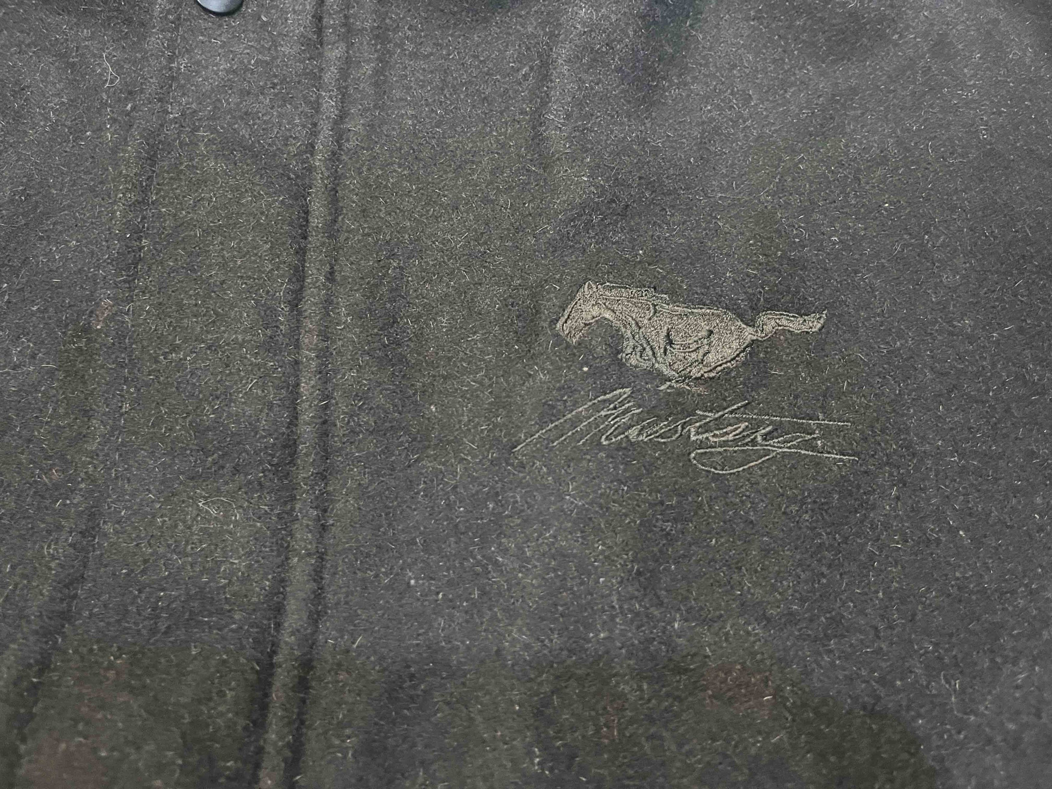 Mustang × Vintage Vintage Mustang Ford Wool Leather Jacket Size US S / EU 44-46 / 1 - 2 Thumbnail