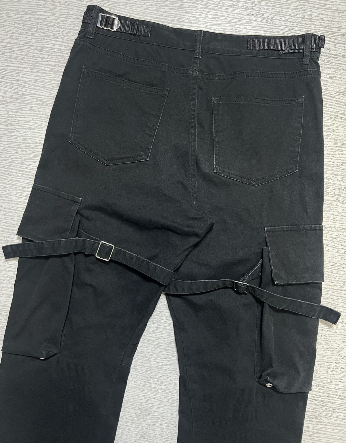 Vuja De Vuja De - Bondage Flared Cargo Pants Size US 30 / EU 46 - 9 Thumbnail