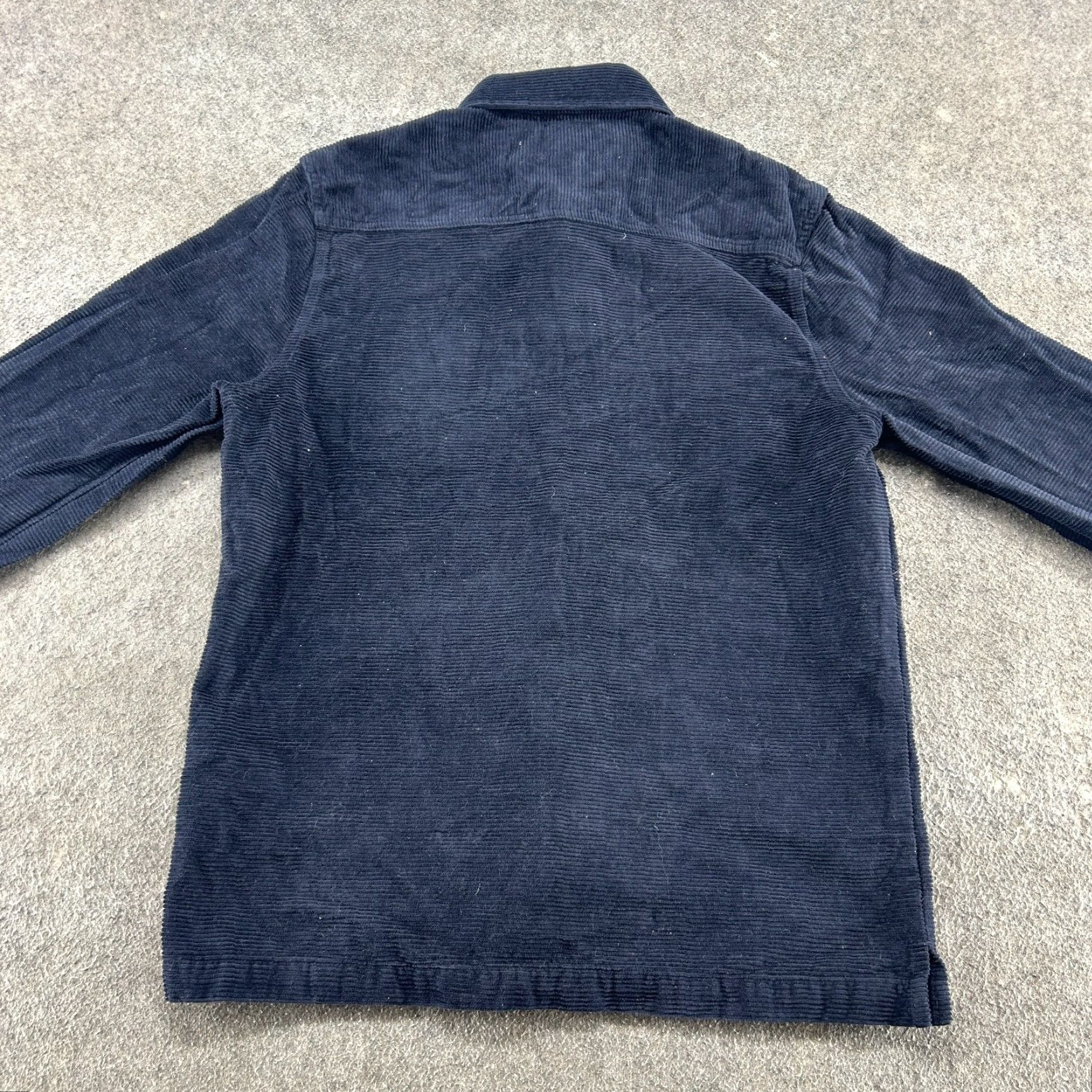 Vintage Unionbay Shirt Jacket Mens M Blue Corduroy Button Up Long Sleeve 90s Workwear Casual Bomber Jacket Size US M / EU 48-50 / 2 - 6 Thumbnail