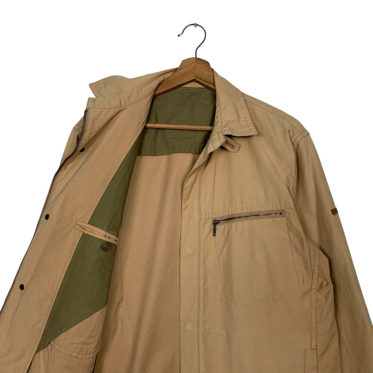 Japanese Brand Vintage 90’s CROCODILE Casual Work Jacket #2821-C127 Size US M / EU 48-50 / 2 - 10 Thumbnail