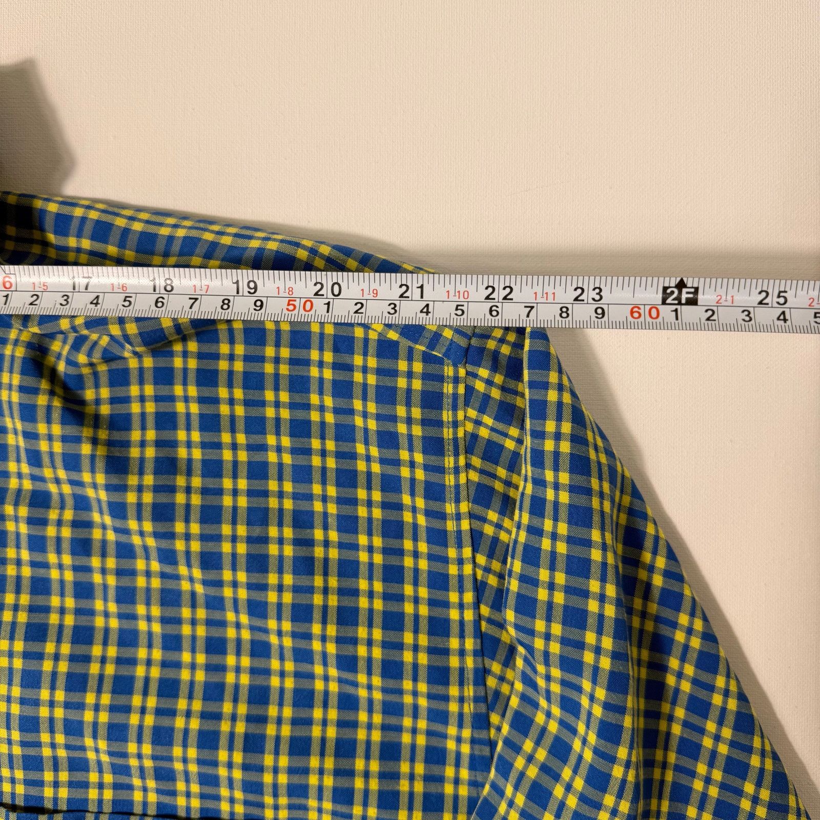 Southpole Southpole Plaid Button Down Shirt Blue Yellow XXL Y2K Size US XXL / EU 58 / 5 - 6 Thumbnail
