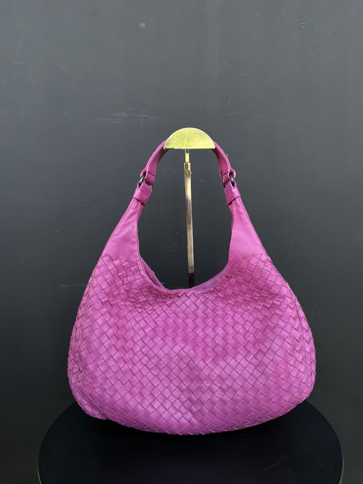 Bottega Veneta Bottega Veneta - Campana Hobo Intrecciato Nappa Leather Size ONE SIZE - 3 Thumbnail