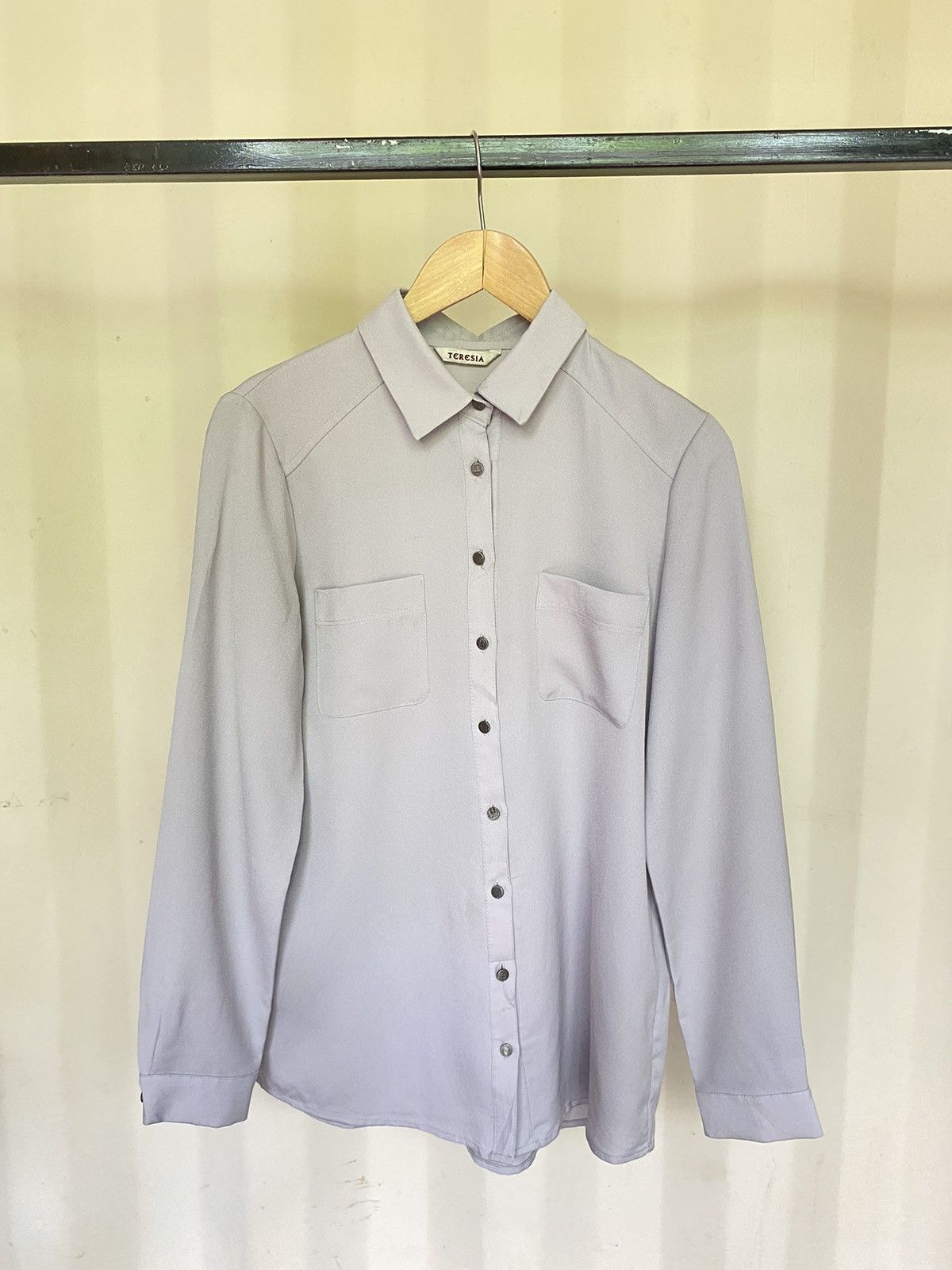 Japanese Brand Teresia grey shirt Size S / US 4 / IT 40 - 13 Thumbnail