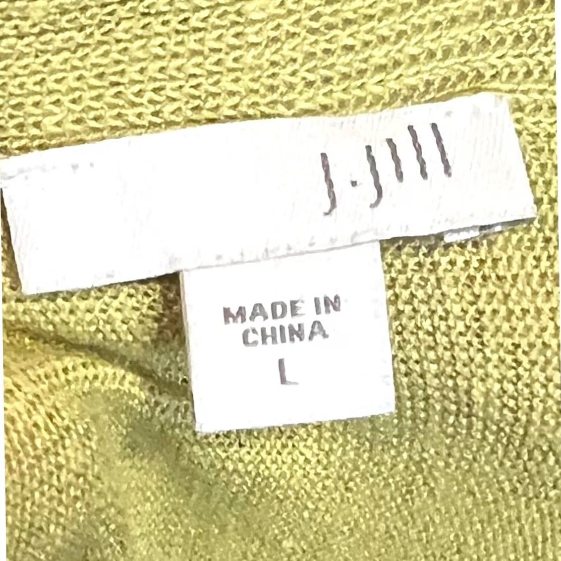 J. Jill VINTAGE J Jill Tunic Sweater Linen Blend Light Green 3/4 Sleeve Casual Knit Women’s Sz L Size L / US 10 / IT 46 - 6 Thumbnail