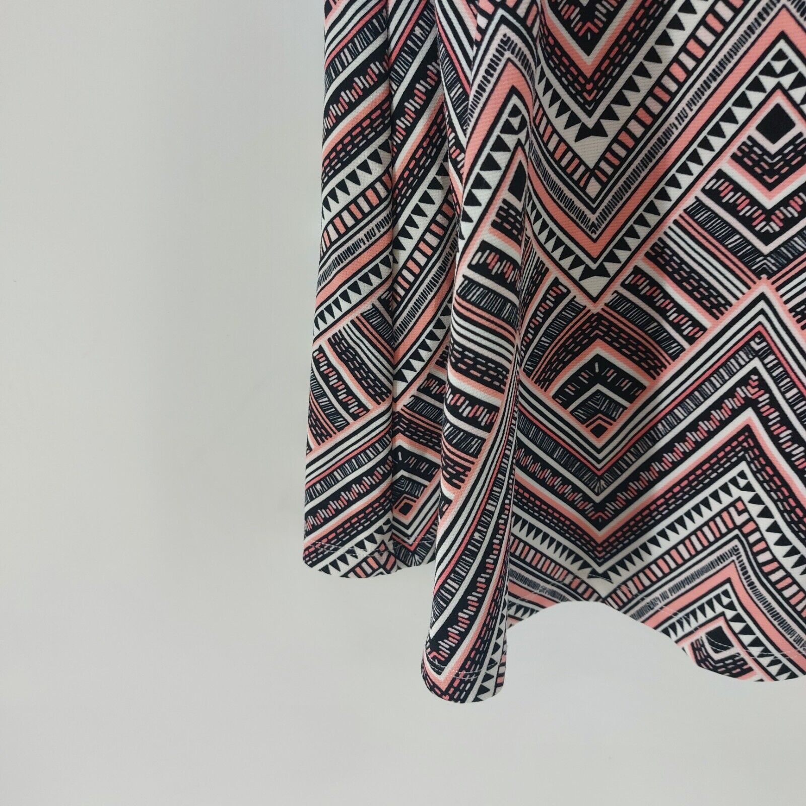Divided Divided Women's Zig Zag Black Whtie Coral Sleeveless Dress 6 Size M / US 6-8 / IT 42-44 - 9 Thumbnail