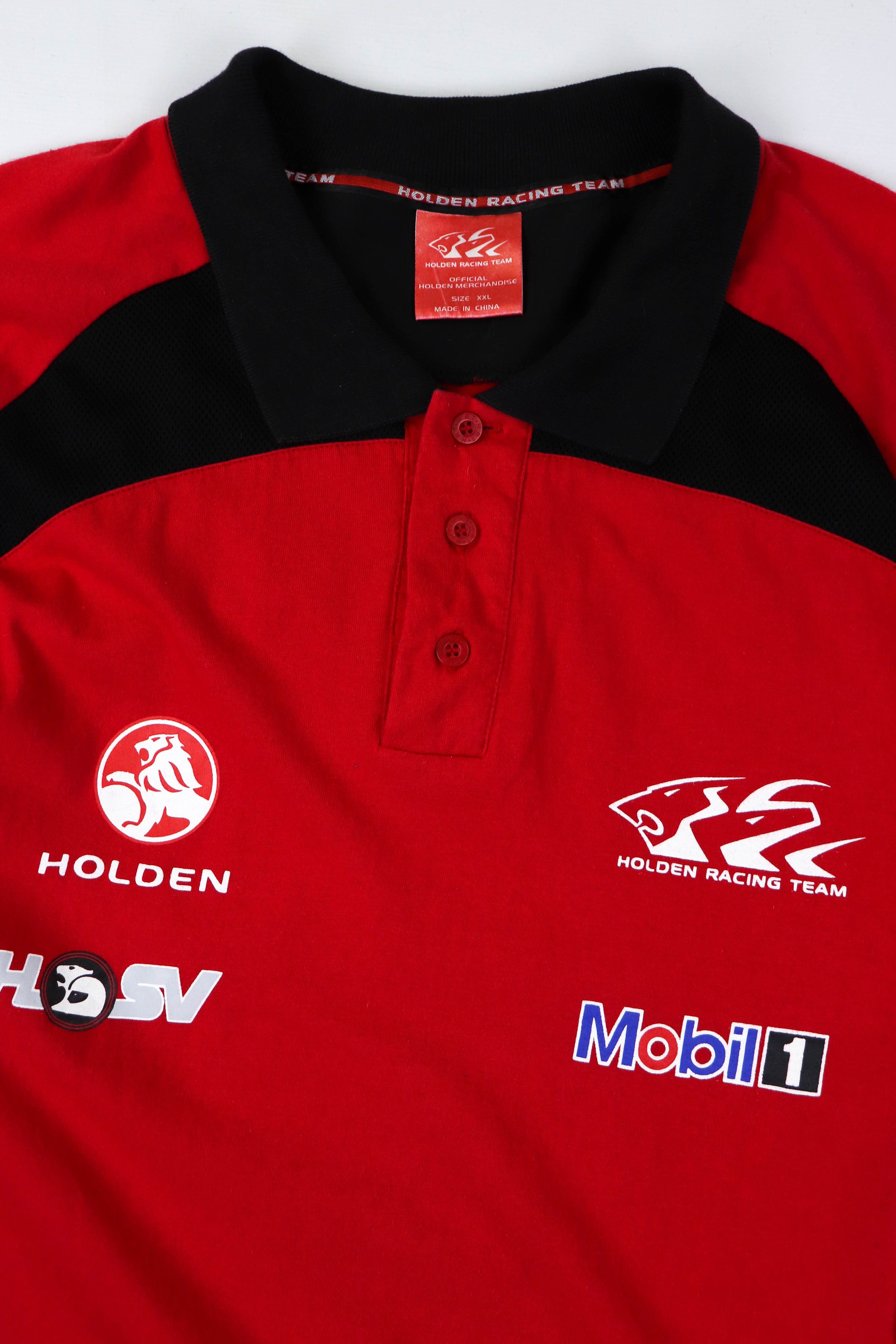 Vintage 00s Vintage Holden Racing Team 2005 Red Polo Shirt Size US XXL / EU 58 / 5 - 6 Thumbnail
