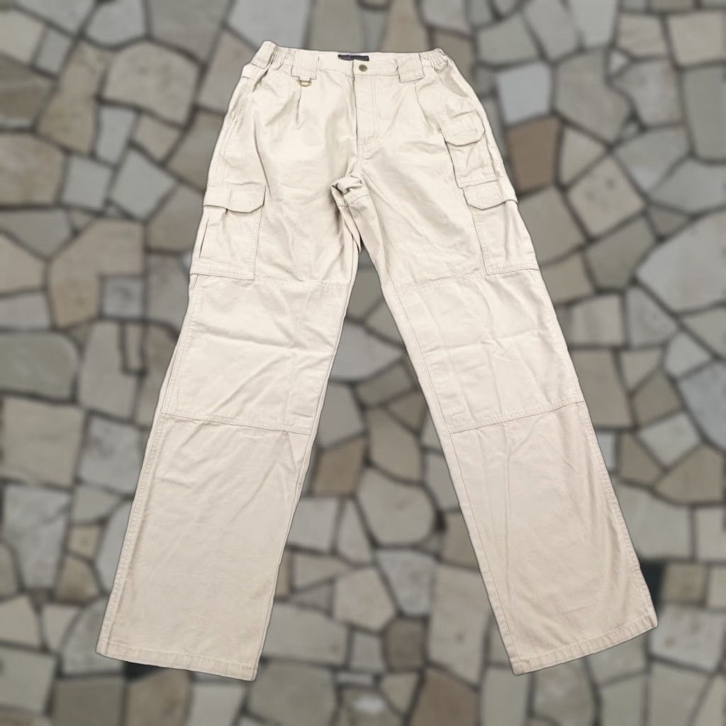 Vintage 5.11 Tactical Pants Mens 32x34 Khaki Tan Cotton Canvas Cargo Utility Work 74251 Size US 32 / EU 48 - 1 Thumbnail