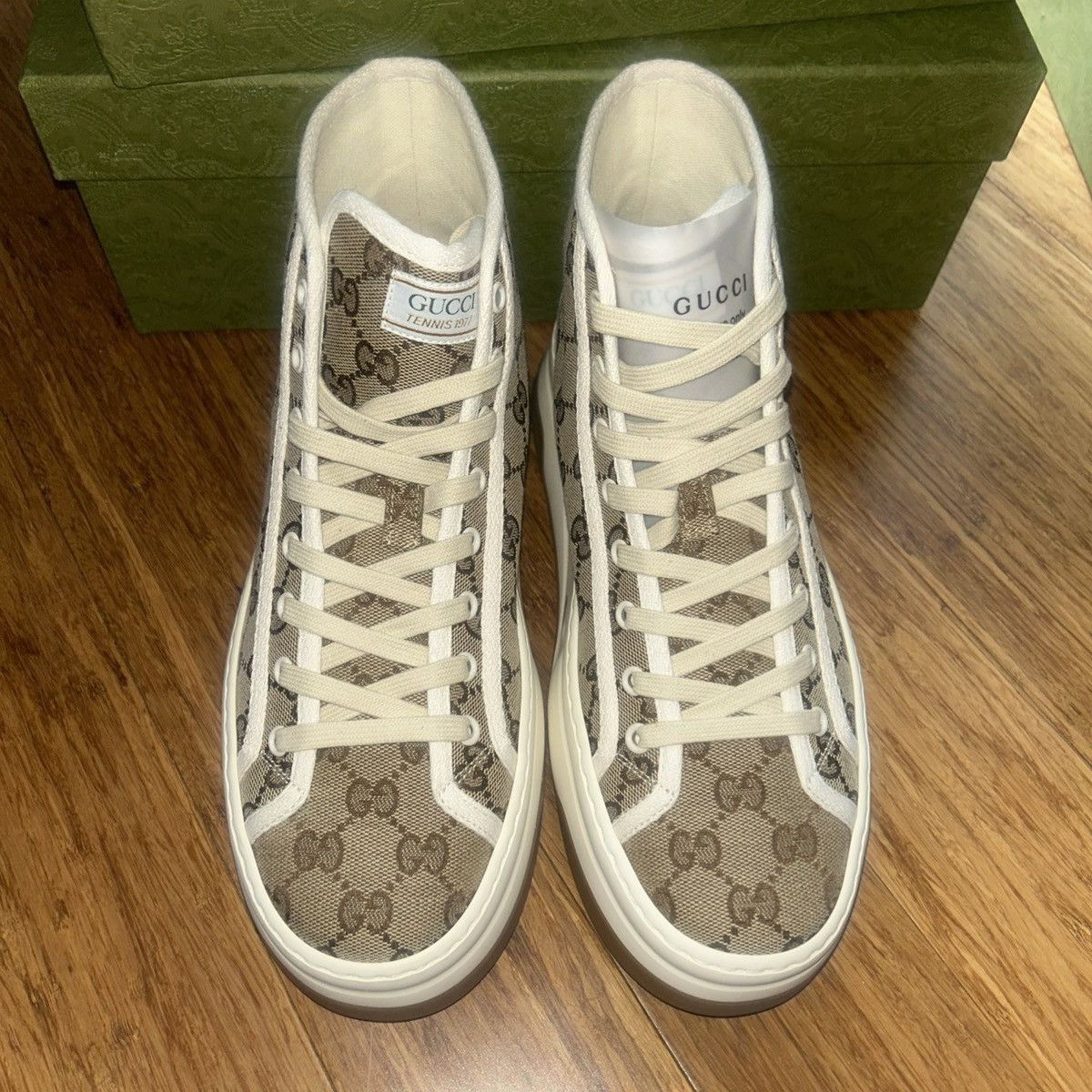 Gucci Gucci GG High Interlocking G Sneaker 746768 Size US 10.5 / IT 40.5 - 4 Thumbnail