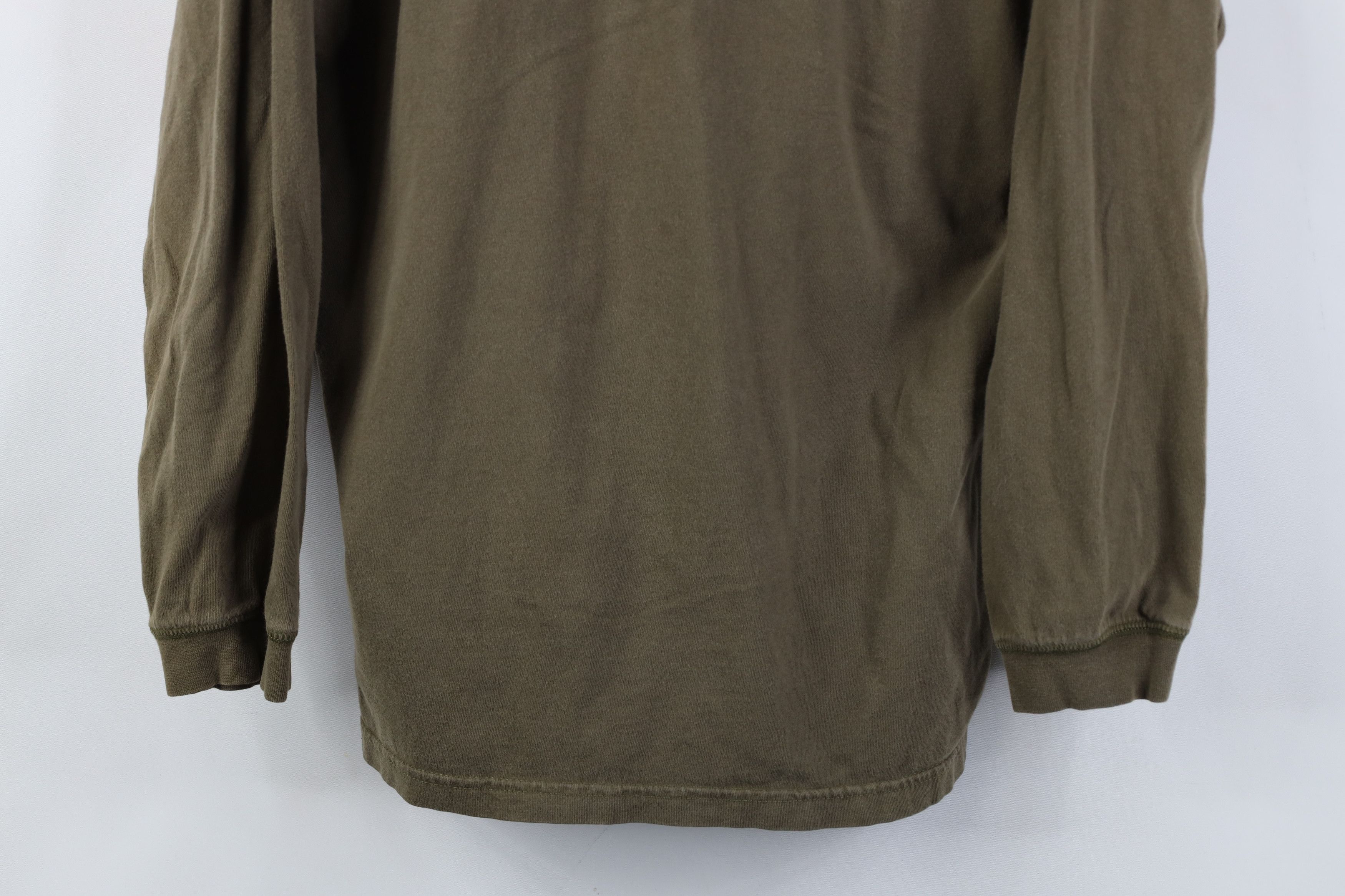 Vintage Vintage 90s Streetwear Long Sleeve Henley T-Shirt Green Size US S / EU 44-46 / 1 - 3 Thumbnail